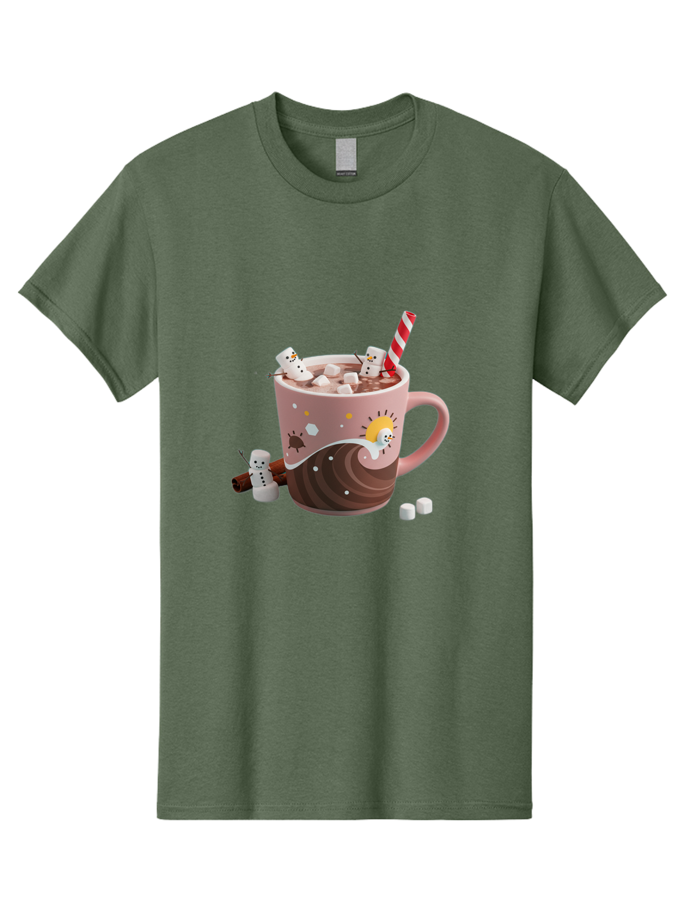 Hot-Chocolate-Snowmen Men'S Graphic Tee, 100% Cotton, Comfortable Casual Summer Wear, Machine Washable, Vintage Camera, Old Camera, Antique Camera, Black Camera, Classic Photography, Photography Equipment, Nostalgic Device, Film Camera, Bak734