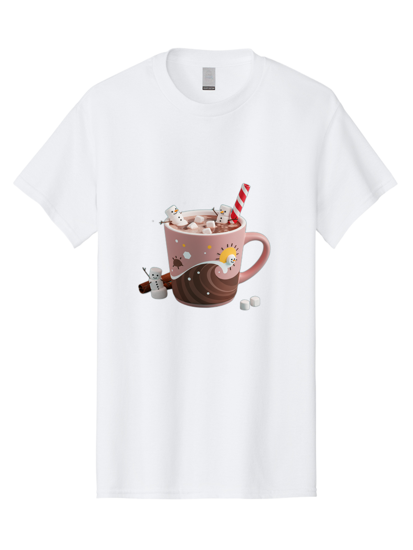 Hot-Chocolate-Snowmen Men'S Graphic Tee, 100% Cotton, Comfortable Casual Summer Wear, Machine Washable, Vintage Camera, Old Camera, Antique Camera, Black Camera, Classic Photography, Photography Equipment, Nostalgic Device, Film Camera, Bak734