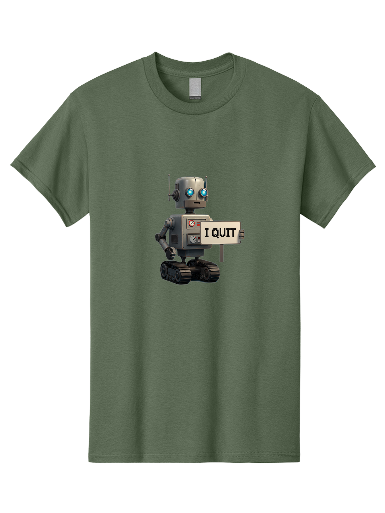 I-Quit-Robot Men'S Graphic Tee, 100% Cotton, Comfortable Casual Summer Wear, Machine Washable, Vintage Camera, Old Camera, Antique Camera, Black Camera, Classic Photography, Photography Equipment, Nostalgic Device, Film Camera, Camera Art Bak749