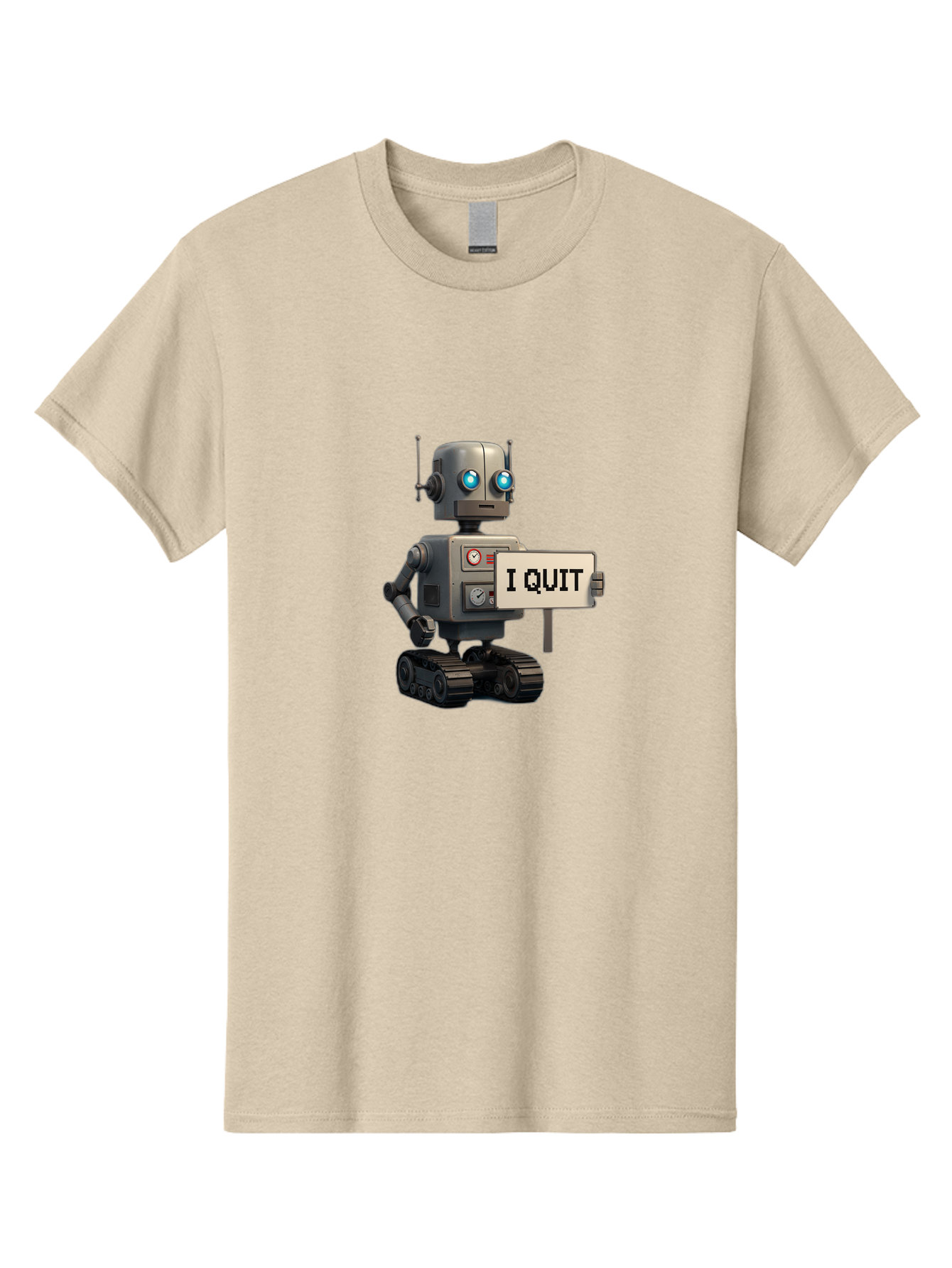 I-Quit-Robot Men'S Graphic Tee, 100% Cotton, Comfortable Casual Summer Wear, Machine Washable, Vintage Camera, Old Camera, Antique Camera, Black Camera, Classic Photography, Photography Equipment, Nostalgic Device, Film Camera, Camera Art Bak749