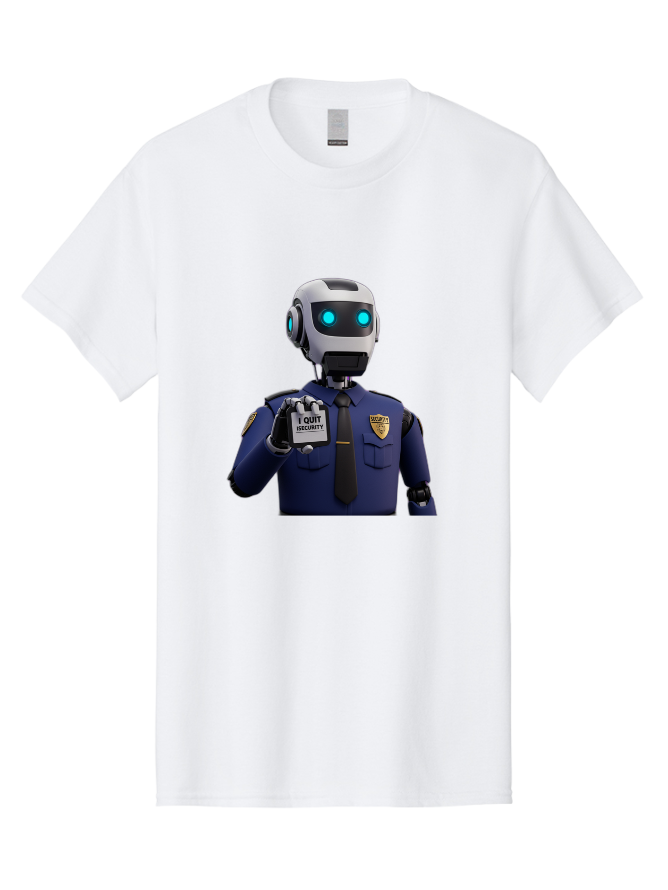 I-Quit-Security-Robot Men'S Graphic Tee, 100% Cotton, Comfortable Casual Summer Wear, Machine Washable, Vintage Camera, Old Camera, Antique Camera, Black Camera, Classic Photography, Photography Equipment, Nostalgic Device, Film Camera, Bak750