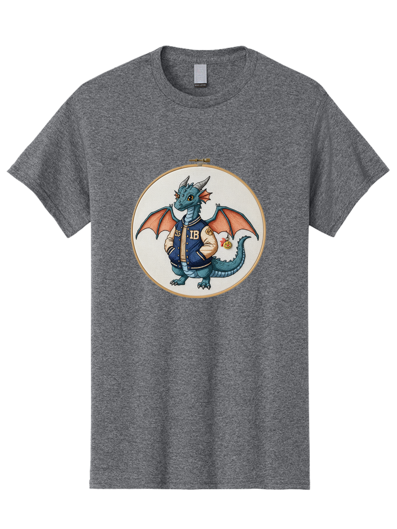 Ib-Dragon-Varsity-Jacket Men'S Graphic Tee, 100% Cotton, Comfortable Casual Summer Wear, Machine Washable, Vintage Camera, Old Camera, Antique Camera, Black Camera, Classic Photography, Photography Equipment, Nostalgic Device, Film Camera, Bak752