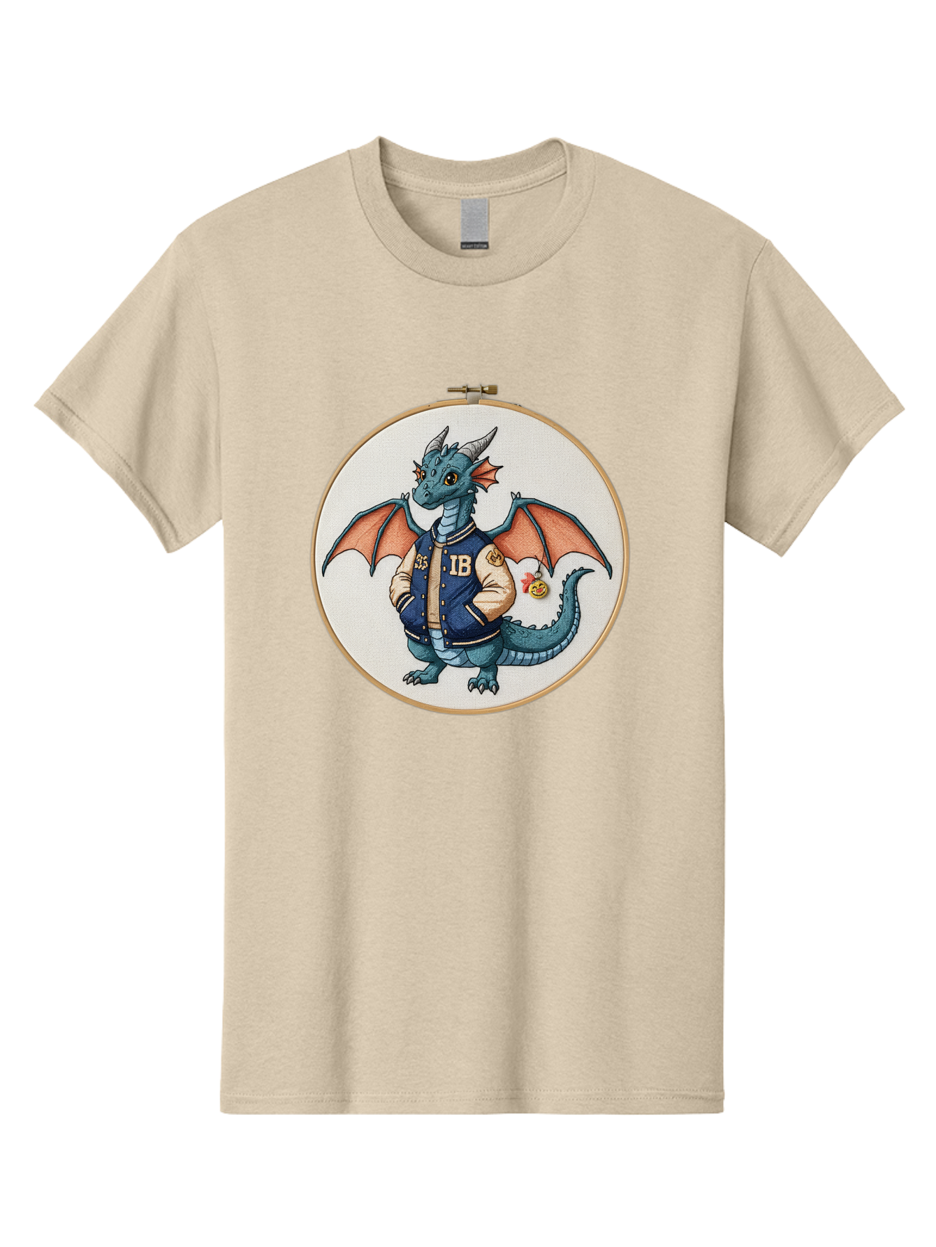 Ib-Dragon-Varsity-Jacket Men'S Graphic Tee, 100% Cotton, Comfortable Casual Summer Wear, Machine Washable, Vintage Camera, Old Camera, Antique Camera, Black Camera, Classic Photography, Photography Equipment, Nostalgic Device, Film Camera, Bak752