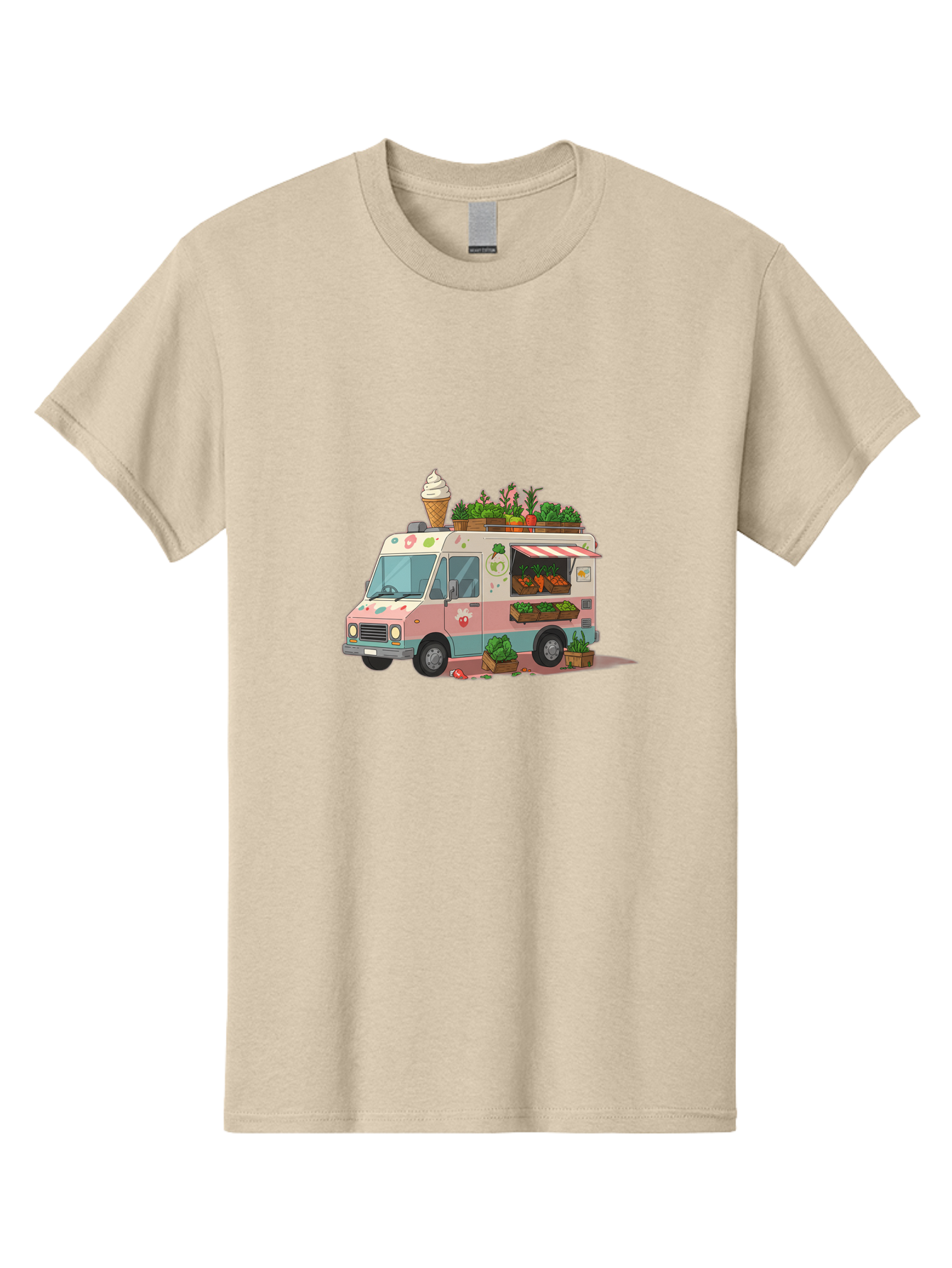 Ice-Cream-Truck Men'S Graphic Tee, 100% Cotton, Comfortable Casual Summer Wear, Machine Washable, Vintage Camera, Old Camera, Antique Camera, Black Camera, Classic Photography, Photography Equipment, Nostalgic Device, Film Camera, Camera Art Bak753