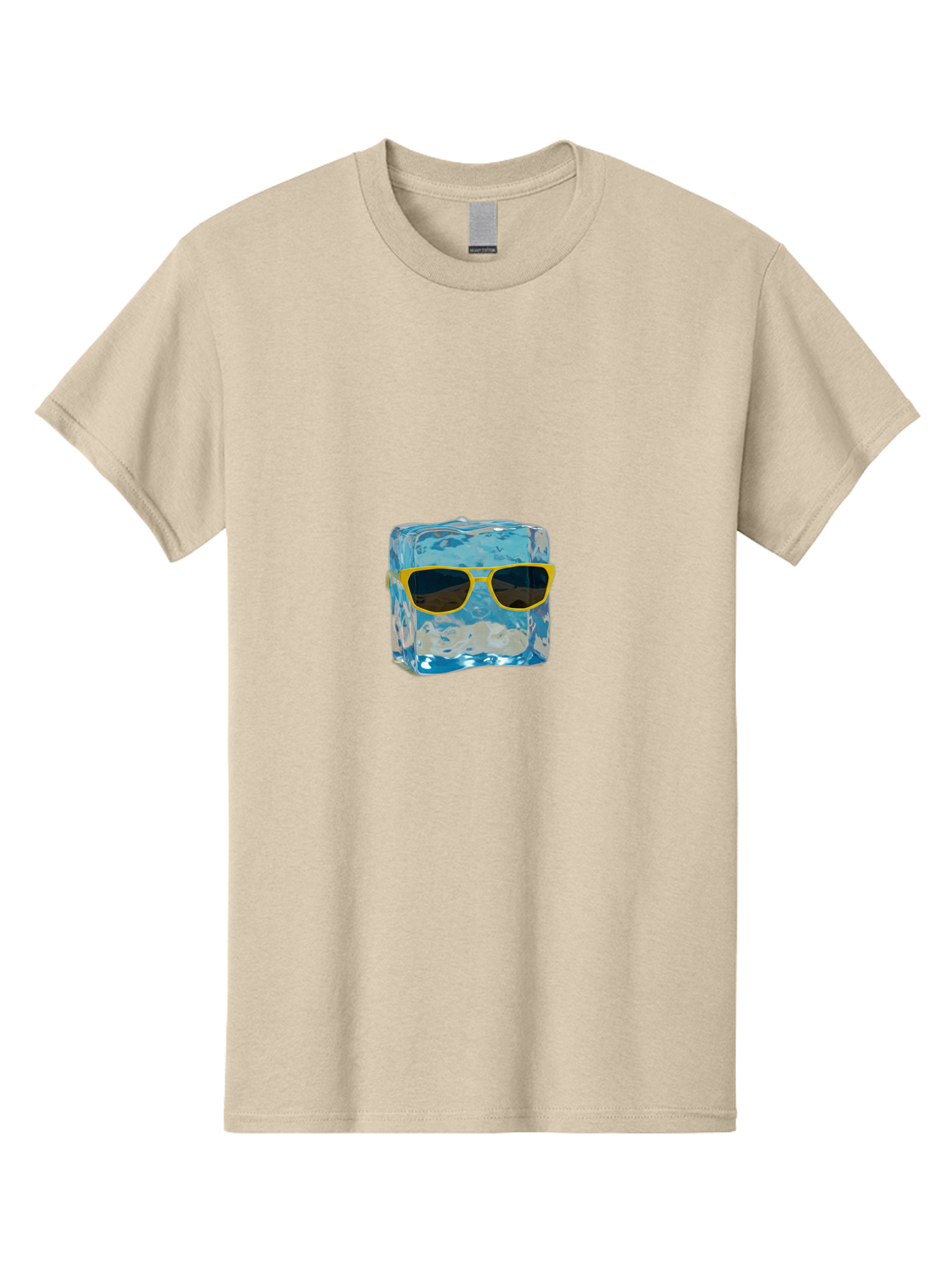 Ice-Cube-With-Sunglasses-2 Men'S Graphic Tee, 100% Cotton, Comfortable Casual Summer Wear, Machine Washable, Vintage Camera, Old Camera, Antique Camera, Black Camera, Classic Photography, Photography Equipment, Nostalgic Device, Film Camera, Bak763