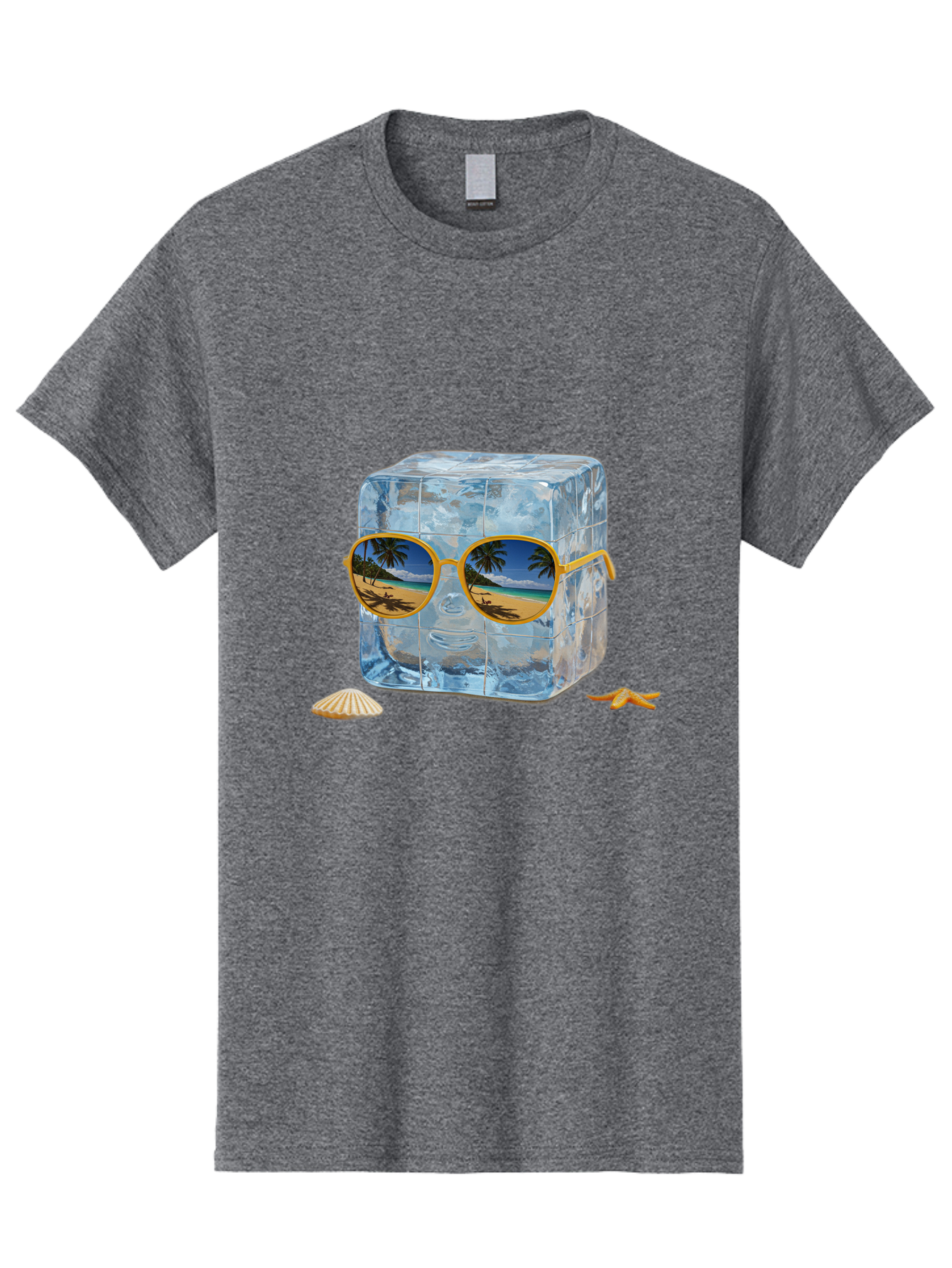 Ice-Cube-With-Sunglasses-3 Men'S Graphic Tee, 100% Cotton, Comfortable Casual Summer Wear, Machine Washable, Vintage Camera, Old Camera, Antique Camera, Black Camera, Classic Photography, Photography Equipment, Nostalgic Device, Film Camera, Bak764
