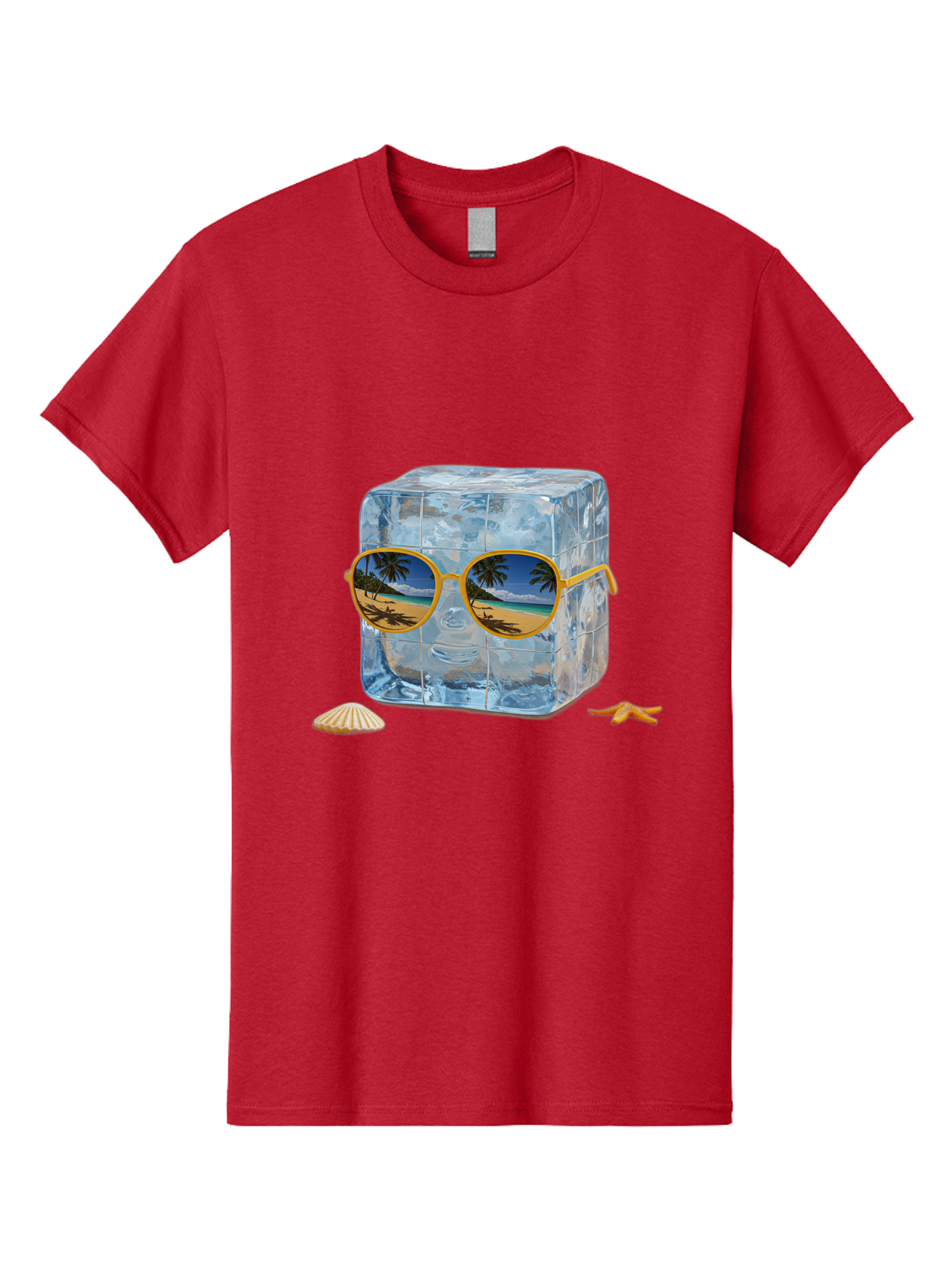 Ice-Cube-With-Sunglasses-3 Men'S Graphic Tee, 100% Cotton, Comfortable Casual Summer Wear, Machine Washable, Vintage Camera, Old Camera, Antique Camera, Black Camera, Classic Photography, Photography Equipment, Nostalgic Device, Film Camera, Bak764