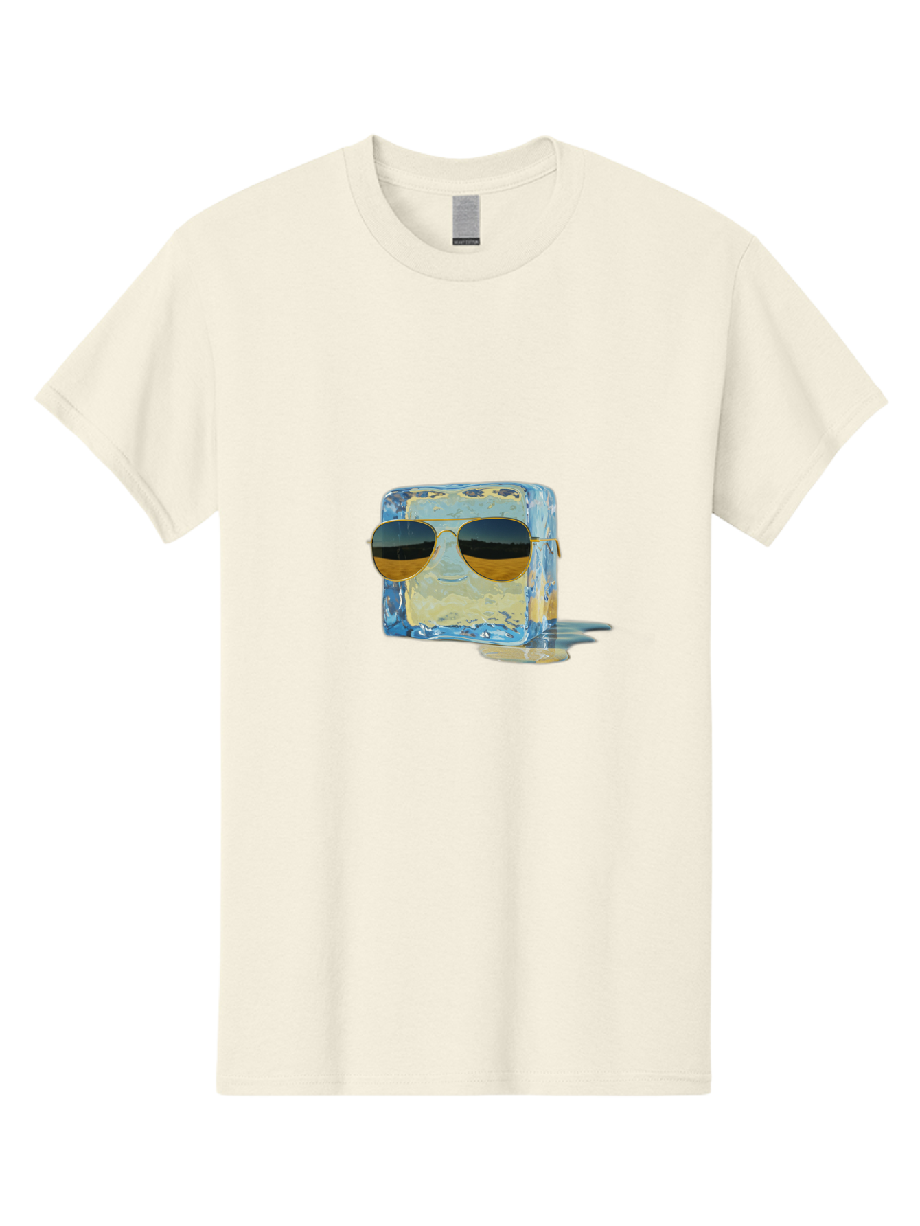 Ice-Cube-With-Sunglasses Men'S Graphic Tee, 100% Cotton, Comfortable Casual Summer Wear, Machine Washable, Vintage Camera, Old Camera, Antique Camera, Black Camera, Classic Photography, Photography Equipment, Nostalgic Device, Film Camera, Bak765