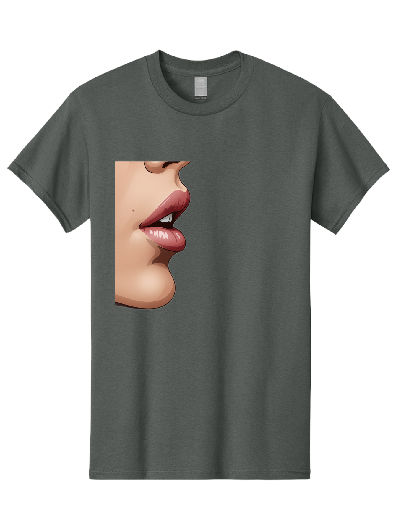 Kissing-Lips Men'S Graphic Tee, 100% Cotton, Comfortable Casual Summer Wear, Machine Washable, Vintage Camera, Old Camera, Antique Camera, Black Camera, Classic Photography, Photography Equipment, Nostalgic Device, Film Camera, Camera Art Bak777