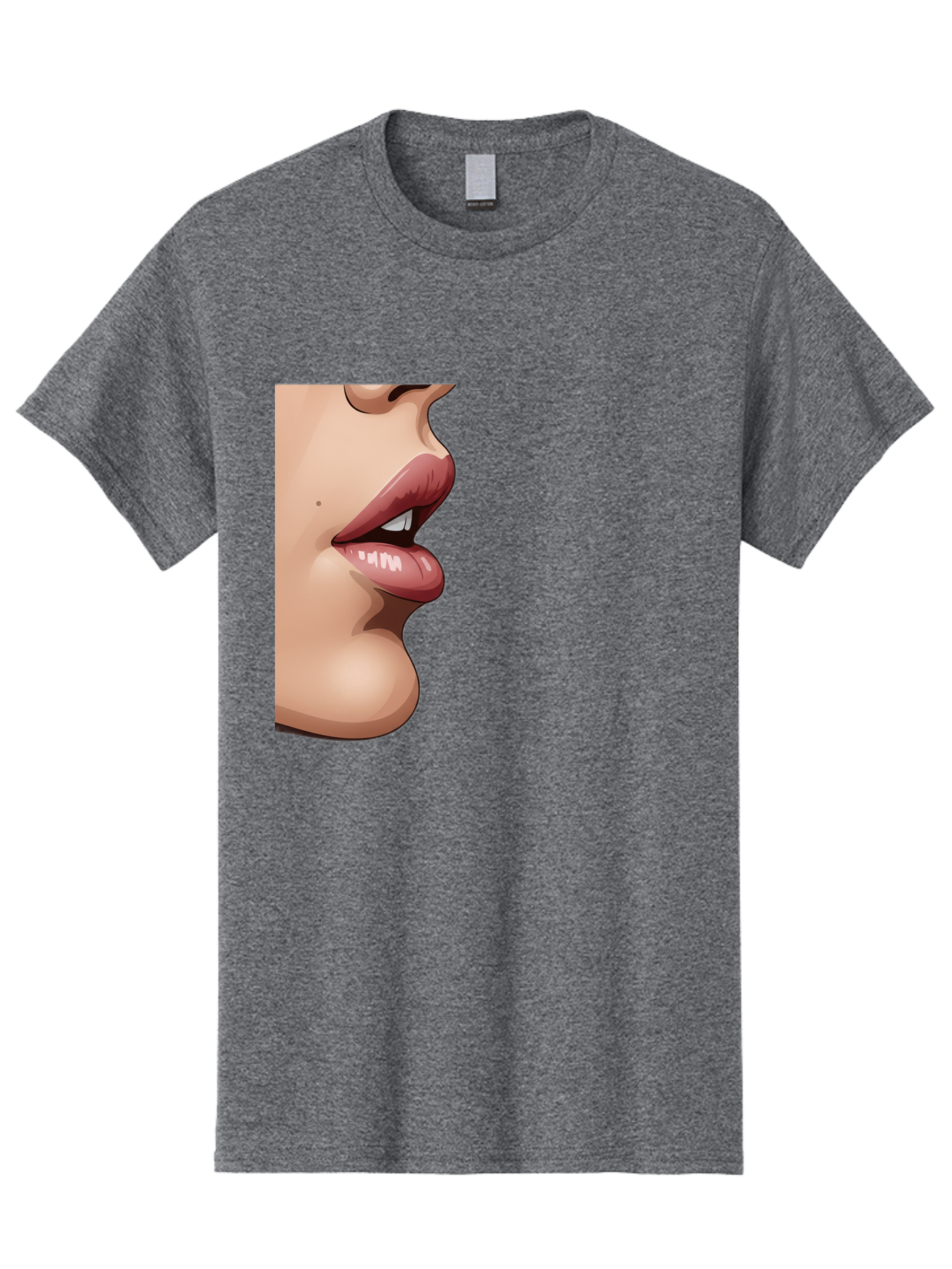 Kissing-Lips Men'S Graphic Tee, 100% Cotton, Comfortable Casual Summer Wear, Machine Washable, Vintage Camera, Old Camera, Antique Camera, Black Camera, Classic Photography, Photography Equipment, Nostalgic Device, Film Camera, Camera Art Bak777