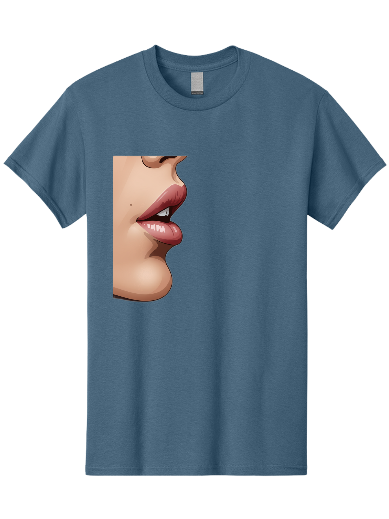 Kissing-Lips Men'S Graphic Tee, 100% Cotton, Comfortable Casual Summer Wear, Machine Washable, Vintage Camera, Old Camera, Antique Camera, Black Camera, Classic Photography, Photography Equipment, Nostalgic Device, Film Camera, Camera Art Bak777