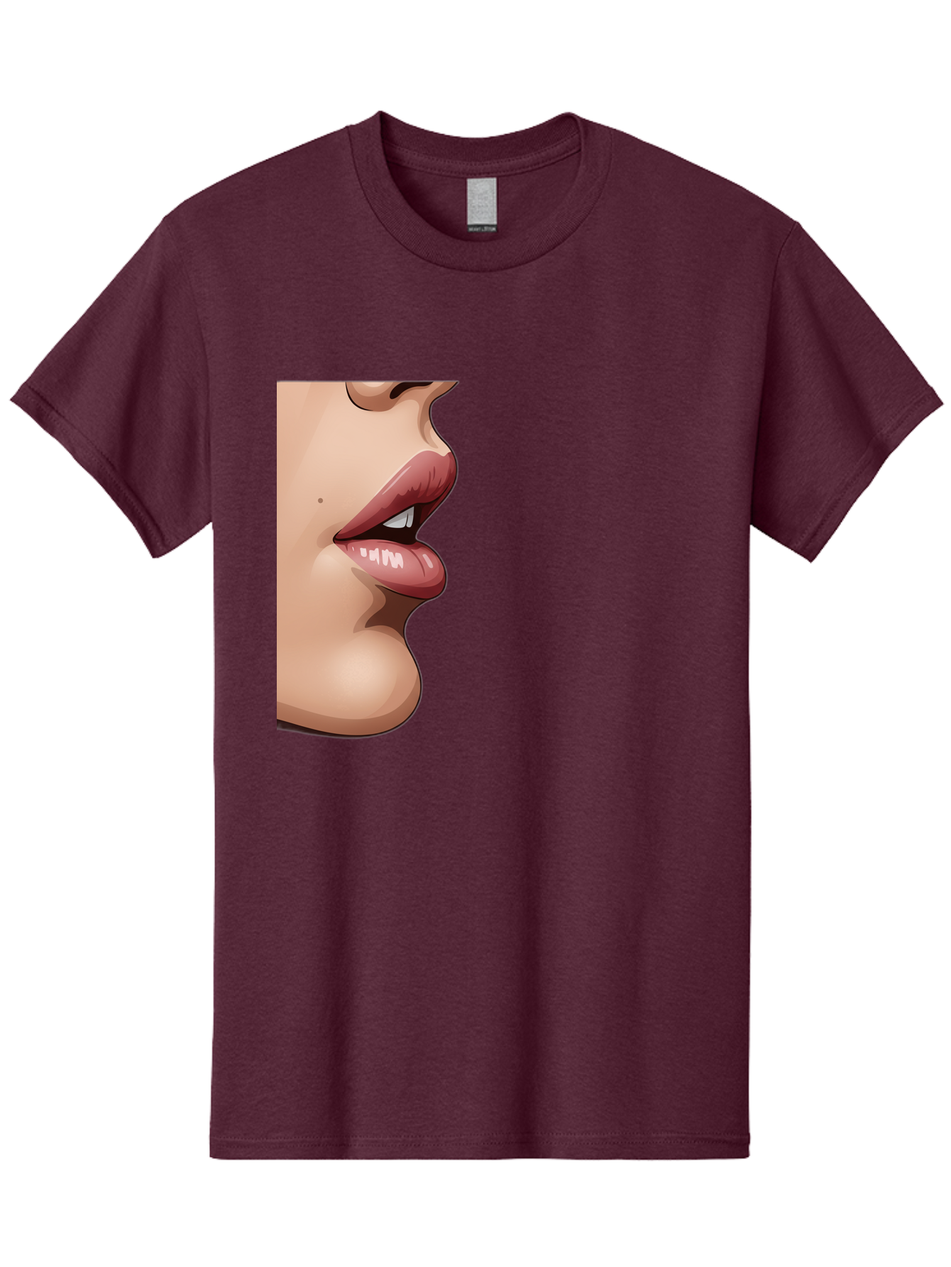 Kissing-Lips Men'S Graphic Tee, 100% Cotton, Comfortable Casual Summer Wear, Machine Washable, Vintage Camera, Old Camera, Antique Camera, Black Camera, Classic Photography, Photography Equipment, Nostalgic Device, Film Camera, Camera Art Bak777