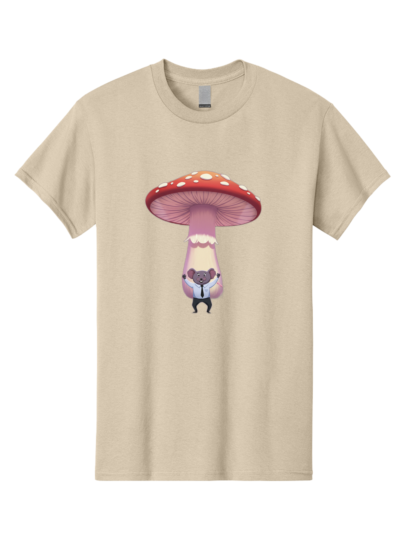 Koala-In-Mushroom Men'S Graphic Tee, 100% Cotton, Comfortable Casual Summer Wear, Machine Washable, Vintage Camera, Old Camera, Antique Camera, Black Camera, Classic Photography, Photography Equipment, Nostalgic Device, Film Camera, Camera Art Bak779