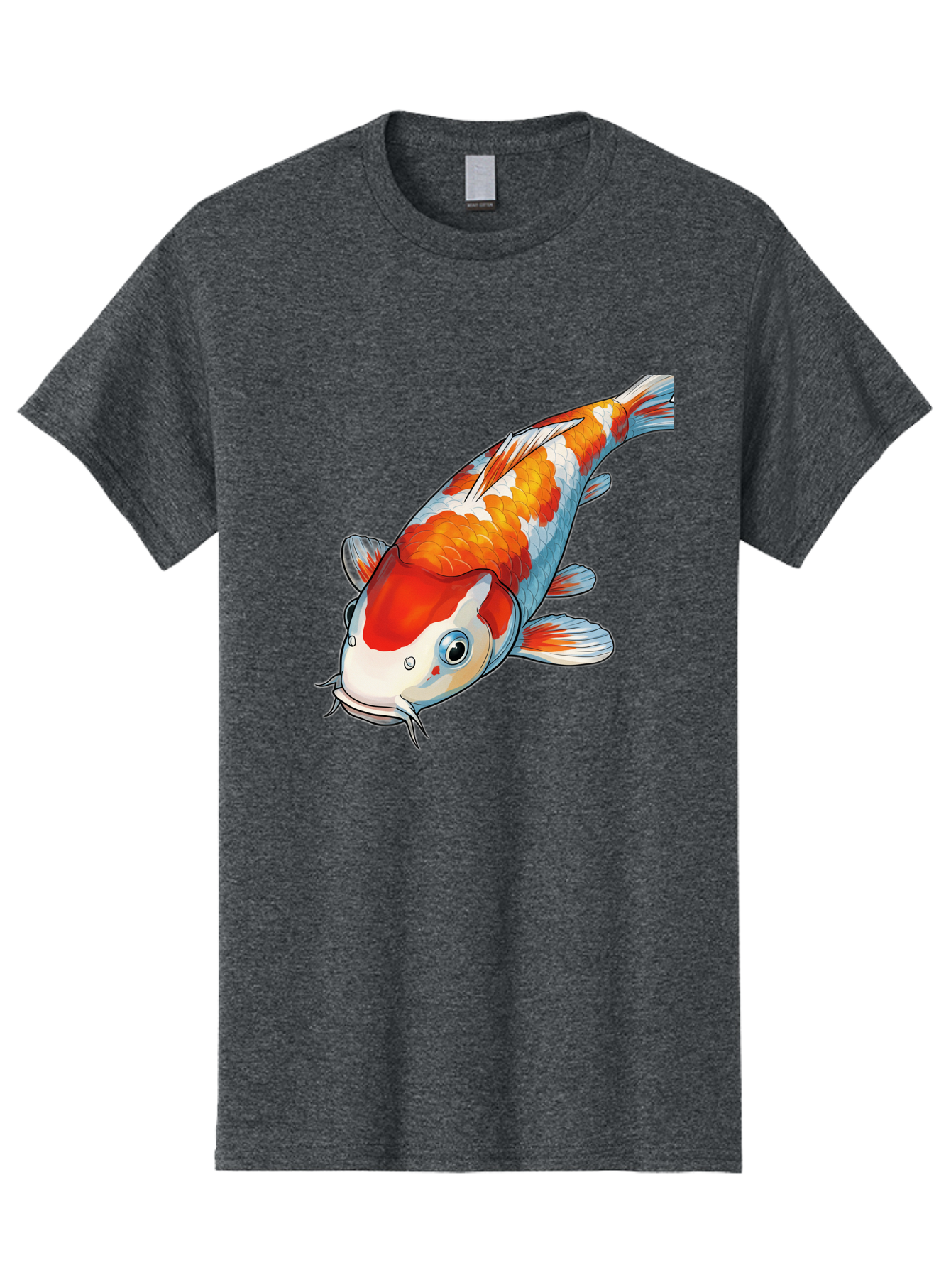 Koi-Fish-2 Men'S Graphic Tee, 100% Cotton, Comfortable Casual Summer Wear, Machine Washable, Vintage Camera, Old Camera, Antique Camera, Black Camera, Classic Photography, Photography Equipment, Nostalgic Device, Film Camera, Camera Art Bak782