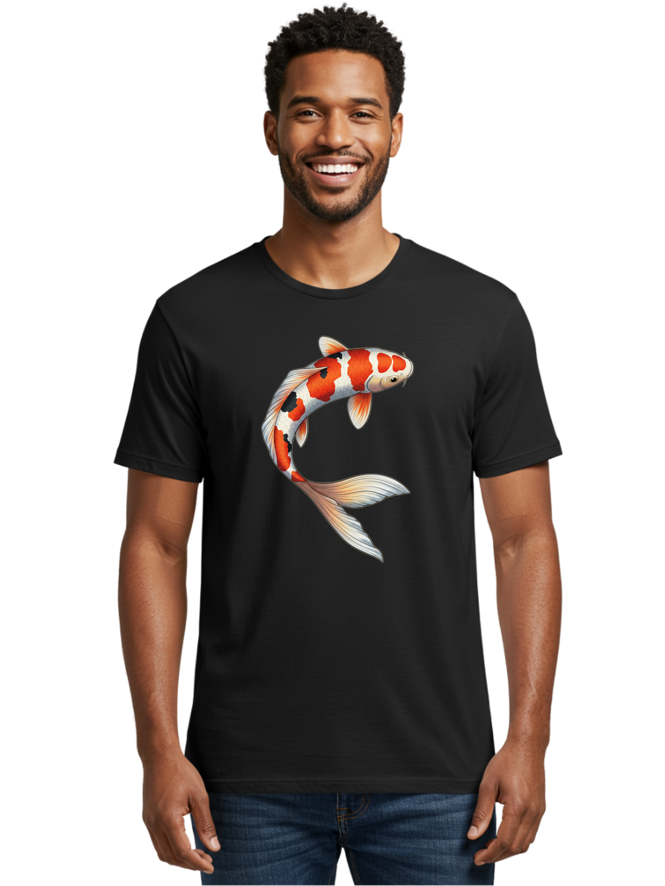 Koi-Fish-5 Men'S Graphic Tee, 100% Cotton, Comfortable Casual Summer Wear, Machine Washable, Vintage Camera, Old Camera, Antique Camera, Black Camera, Classic Photography, Photography Equipment, Nostalgic Device, Film Camera, Camera Art Bak785