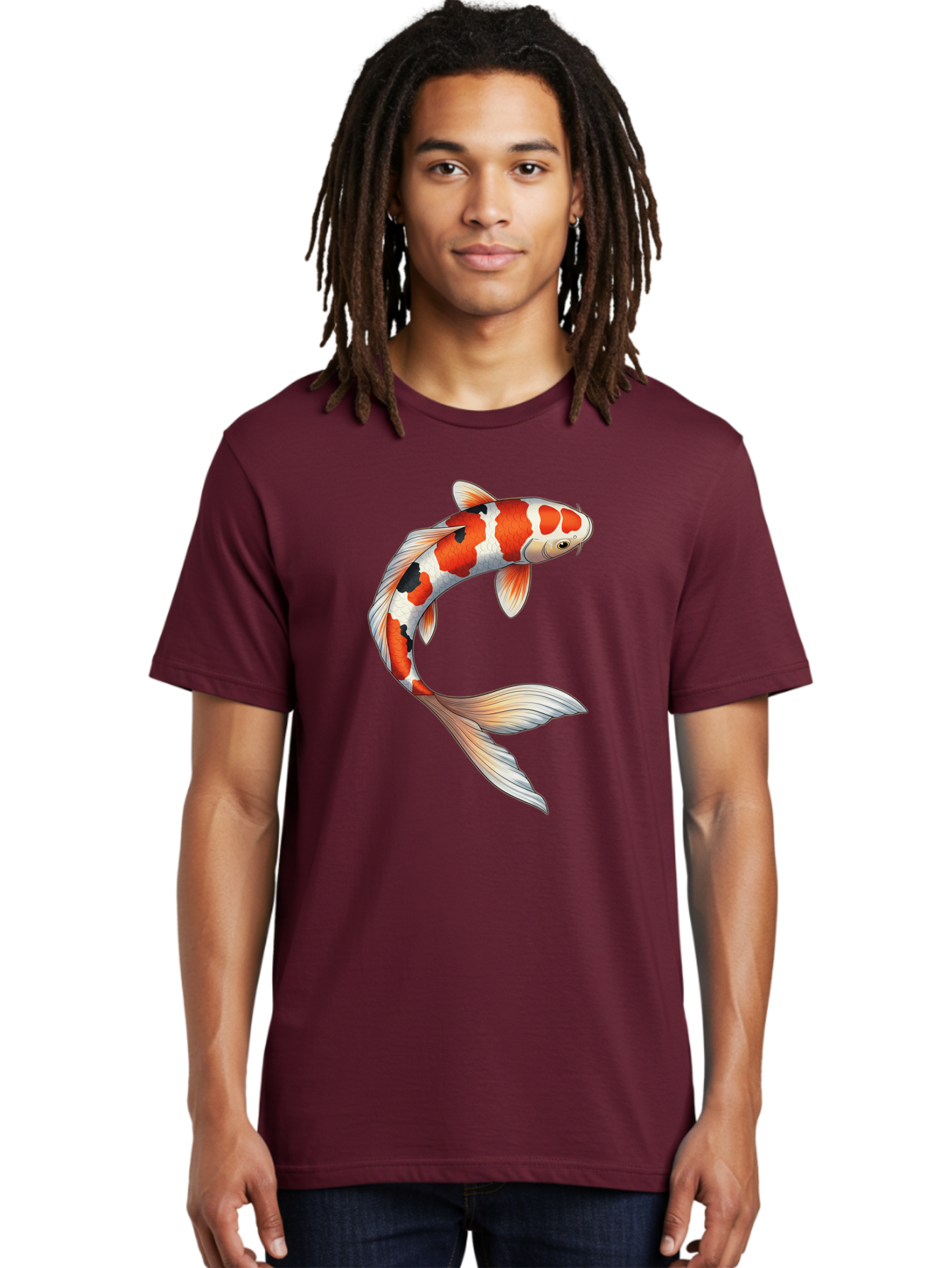 Koi-Fish-5 Men'S Graphic Tee, 100% Cotton, Comfortable Casual Summer Wear, Machine Washable, Vintage Camera, Old Camera, Antique Camera, Black Camera, Classic Photography, Photography Equipment, Nostalgic Device, Film Camera, Camera Art Bak785