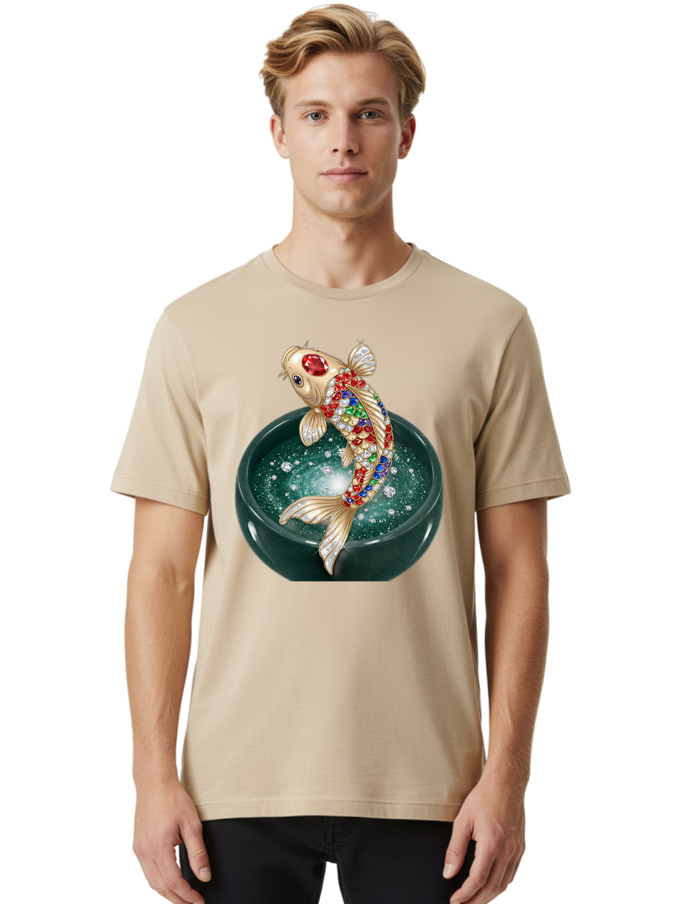 Koi-Fish-Brooch Men'S Graphic Tee, 100% Cotton, Comfortable Casual Summer Wear, Machine Washable, Vintage Camera, Old Camera, Antique Camera, Black Camera, Classic Photography, Photography Equipment, Nostalgic Device, Film Camera, Camera Art Bak790