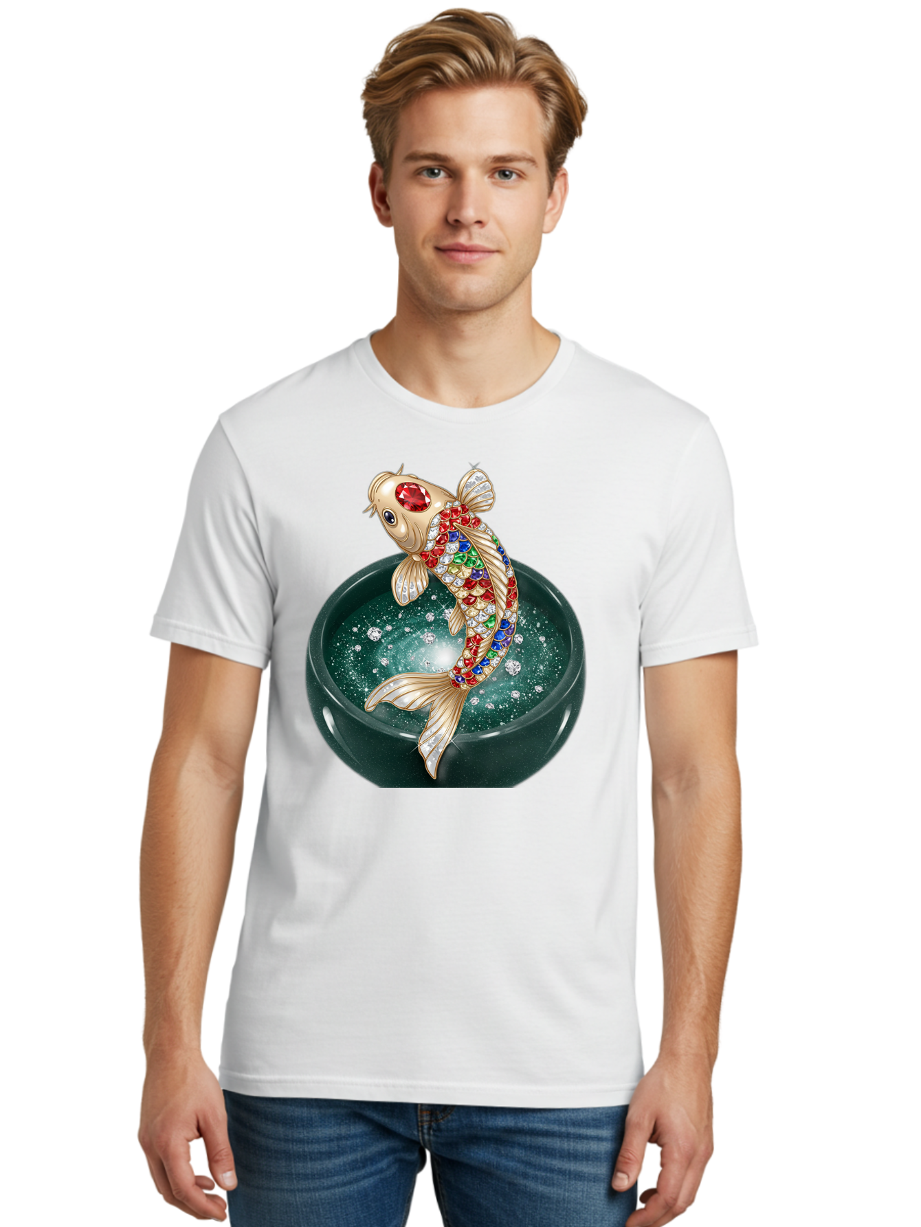 Koi-Fish-Brooch Men'S Graphic Tee, 100% Cotton, Comfortable Casual Summer Wear, Machine Washable, Vintage Camera, Old Camera, Antique Camera, Black Camera, Classic Photography, Photography Equipment, Nostalgic Device, Film Camera, Camera Art Bak790