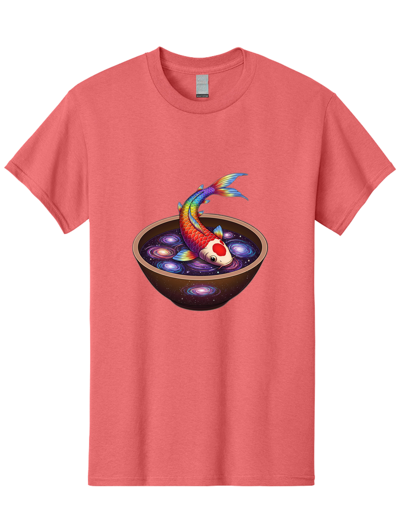 Koi-Fish-Galaxy-Bowl Men'S Graphic Tee, 100% Cotton, Comfortable Casual Summer Wear, Machine Washable, Vintage Camera, Old Camera, Antique Camera, Black Camera, Classic Photography, Photography Equipment, Nostalgic Device, Film Camera, Bak791