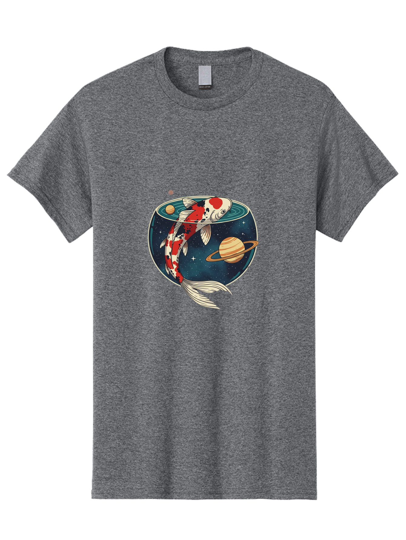 Koi-Fish-Space Men'S Graphic Tee, 100% Cotton, Comfortable Casual Summer Wear, Machine Washable, Vintage Camera, Old Camera, Antique Camera, Black Camera, Classic Photography, Photography Equipment, Nostalgic Device, Film Camera, Camera Art Bak797