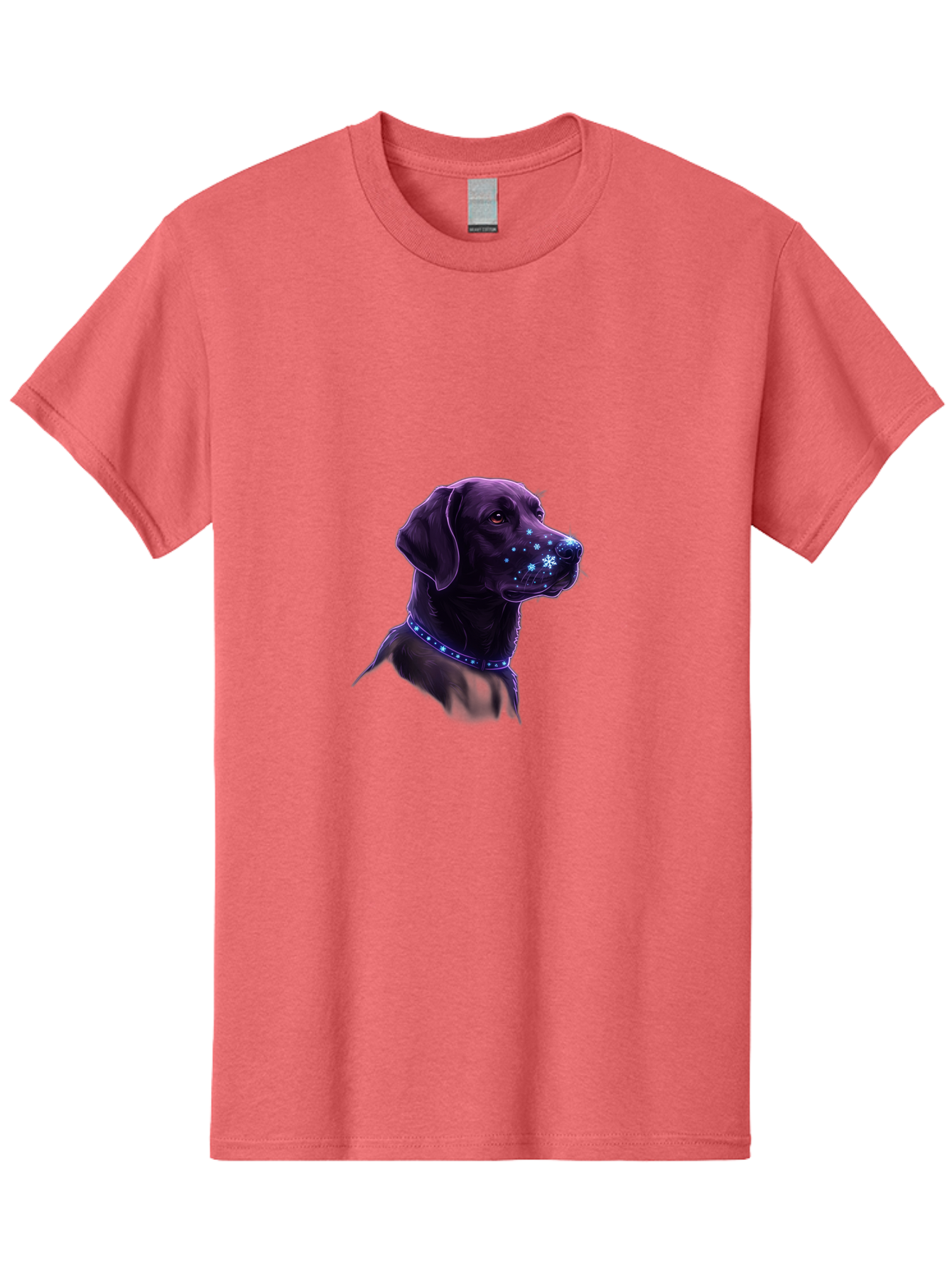 Labrador-With-Snowflakes Men'S Graphic Tee, 100% Cotton, Comfortable Casual Summer Wear, Machine Washable, Vintage Camera, Old Camera, Antique Camera, Black Camera, Classic Photography, Photography Equipment, Nostalgic Device, Film Camera, Bak800