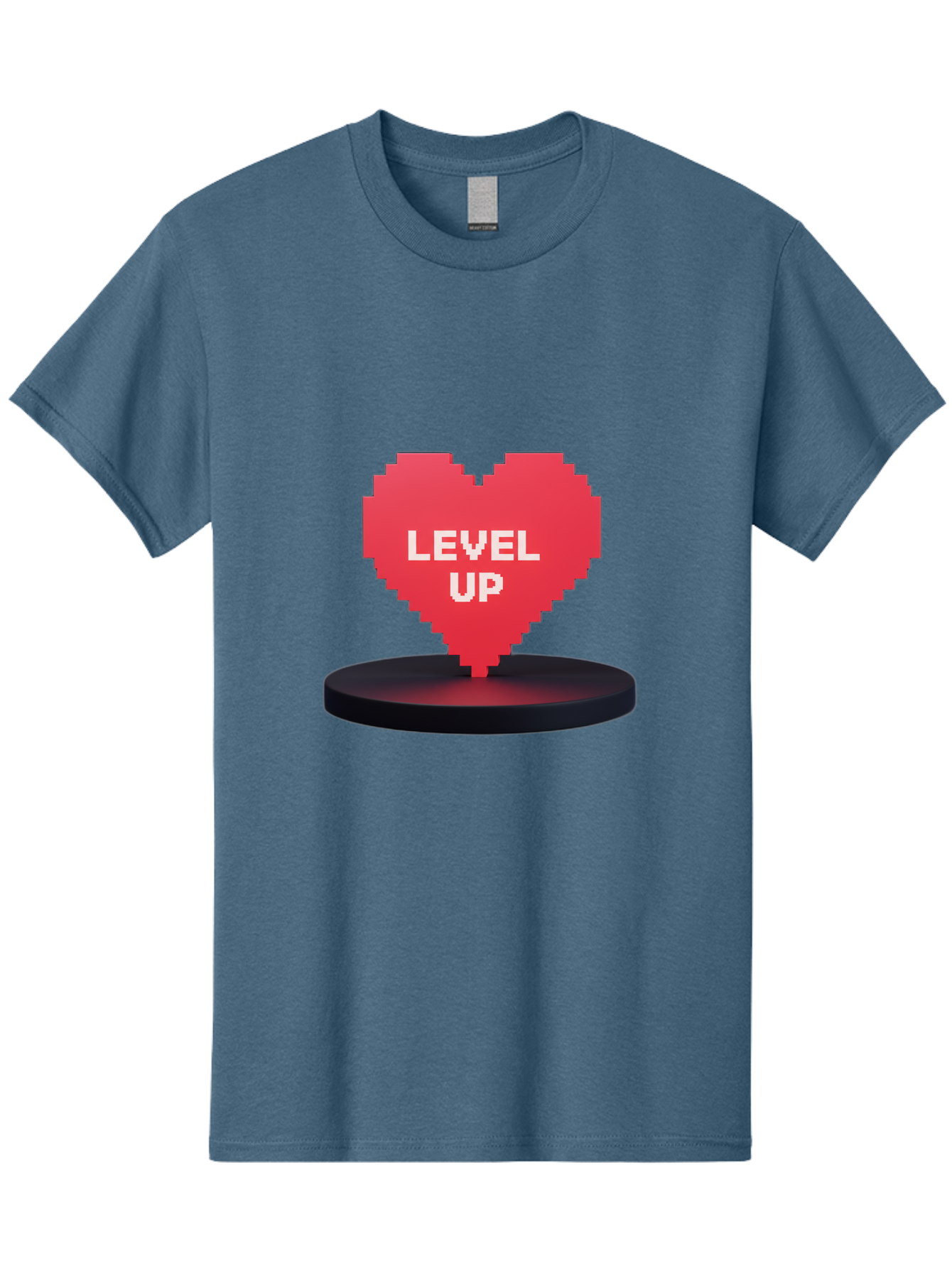 Level-Up-Heart Men'S Graphic Tee, 100% Cotton, Comfortable Casual Summer Wear, Machine Washable, Vintage Camera, Old Camera, Antique Camera, Black Camera, Classic Photography, Photography Equipment, Nostalgic Device, Film Camera, Camera Art Bak817
