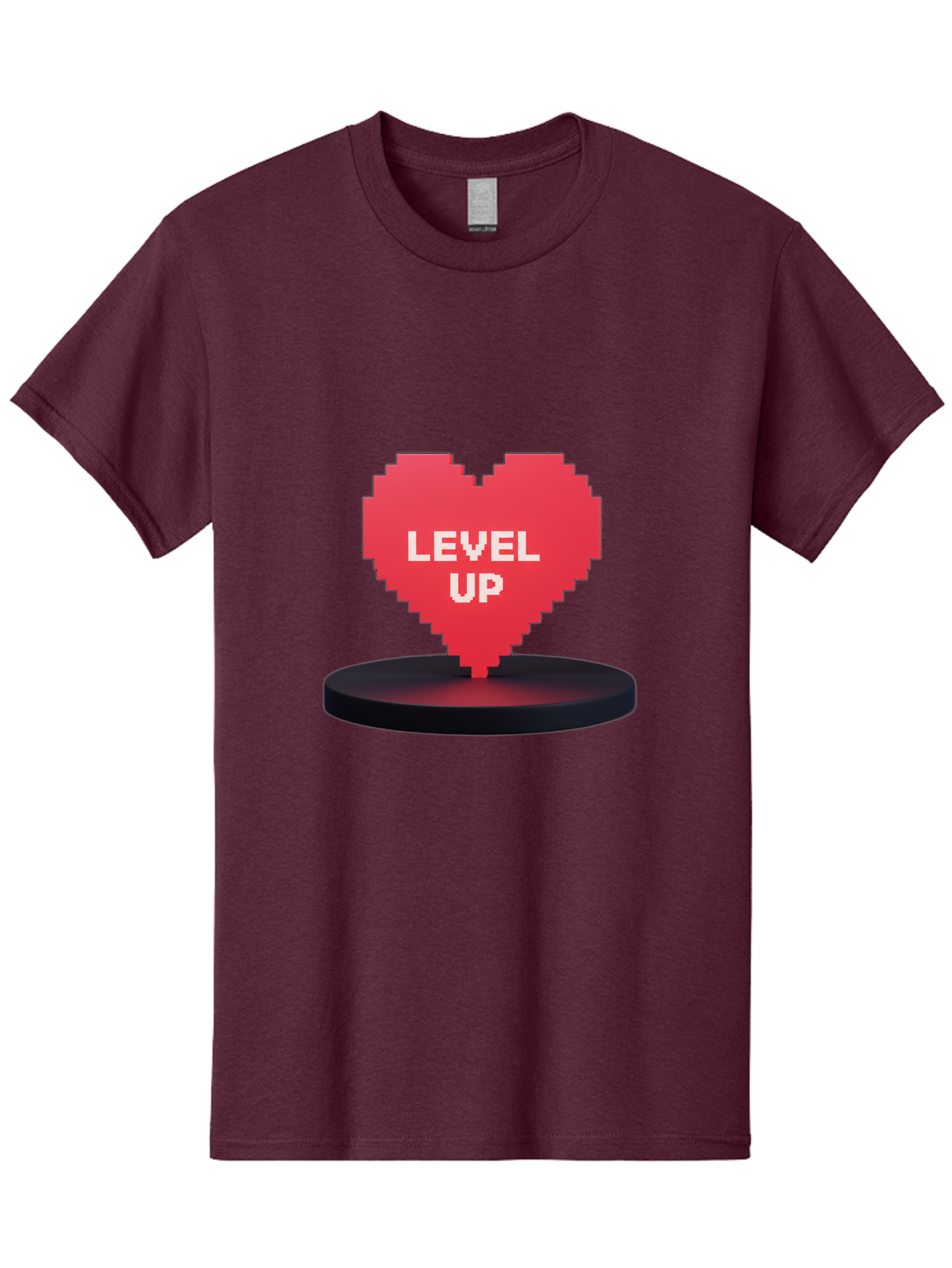 Level-Up-Heart Men'S Graphic Tee, 100% Cotton, Comfortable Casual Summer Wear, Machine Washable, Vintage Camera, Old Camera, Antique Camera, Black Camera, Classic Photography, Photography Equipment, Nostalgic Device, Film Camera, Camera Art Bak817
