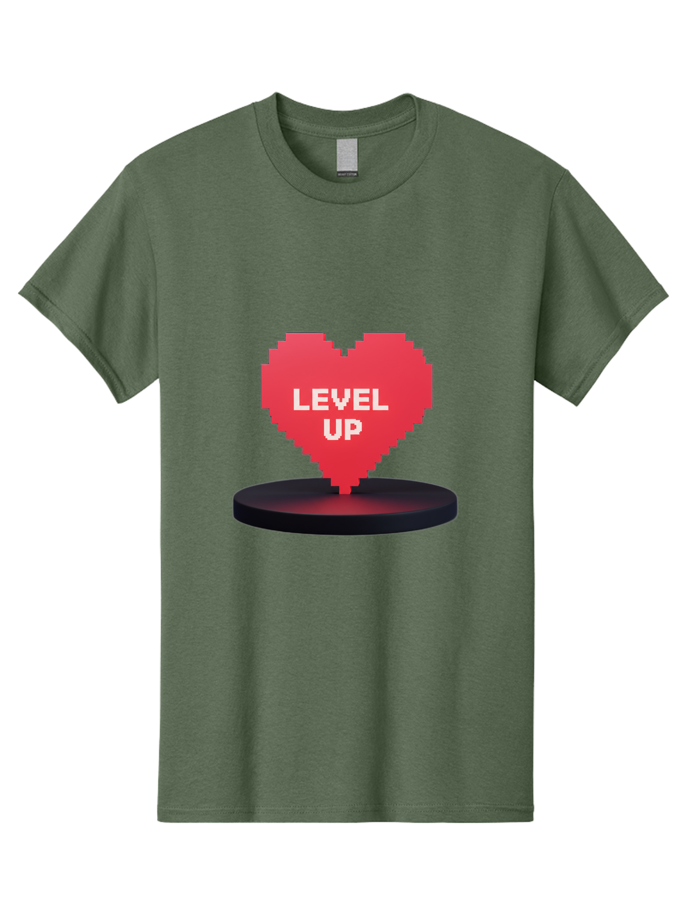 Level-Up-Heart Men'S Graphic Tee, 100% Cotton, Comfortable Casual Summer Wear, Machine Washable, Vintage Camera, Old Camera, Antique Camera, Black Camera, Classic Photography, Photography Equipment, Nostalgic Device, Film Camera, Camera Art Bak817