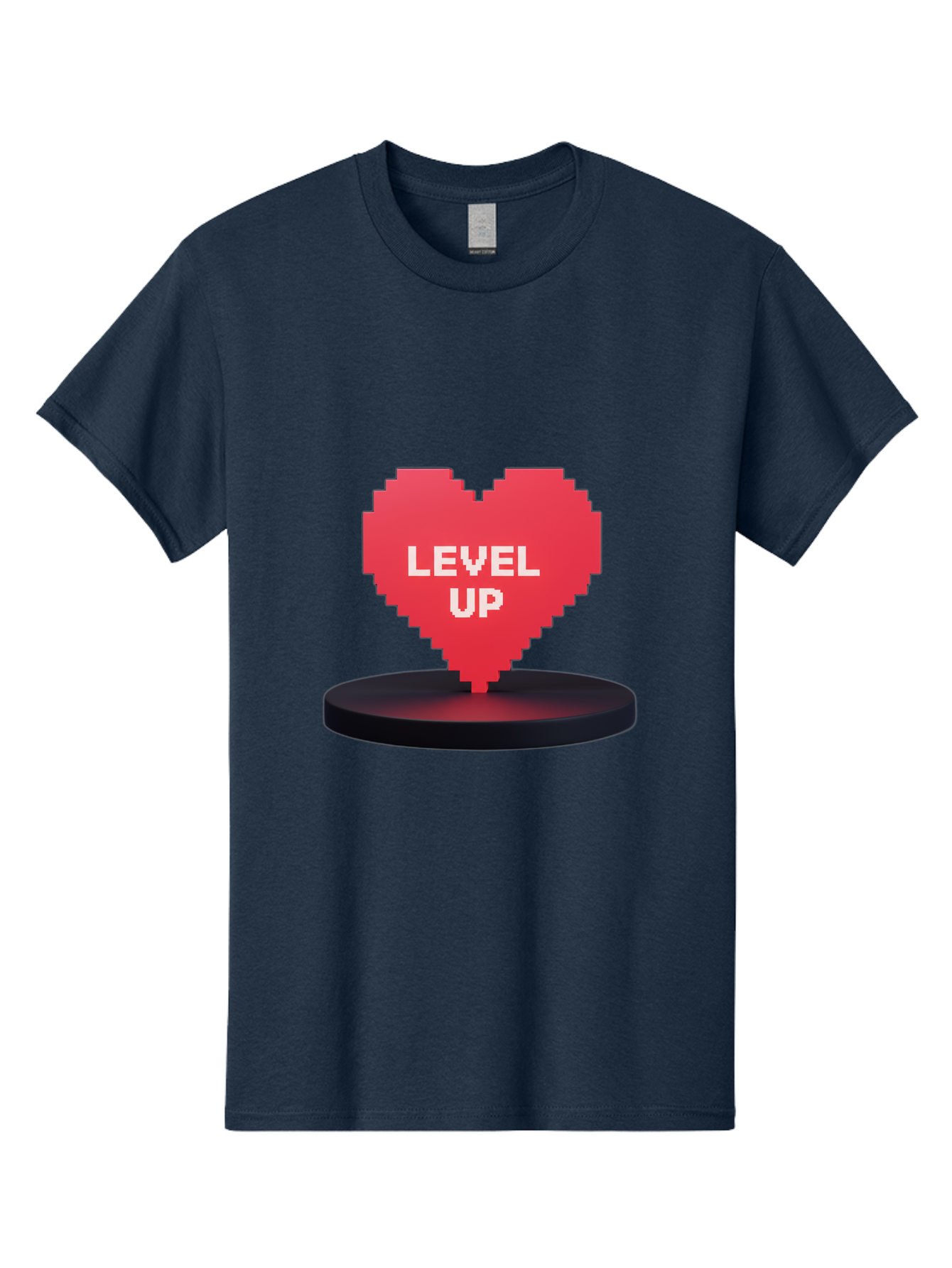 Level-Up-Heart Men'S Graphic Tee, 100% Cotton, Comfortable Casual Summer Wear, Machine Washable, Vintage Camera, Old Camera, Antique Camera, Black Camera, Classic Photography, Photography Equipment, Nostalgic Device, Film Camera, Camera Art Bak817