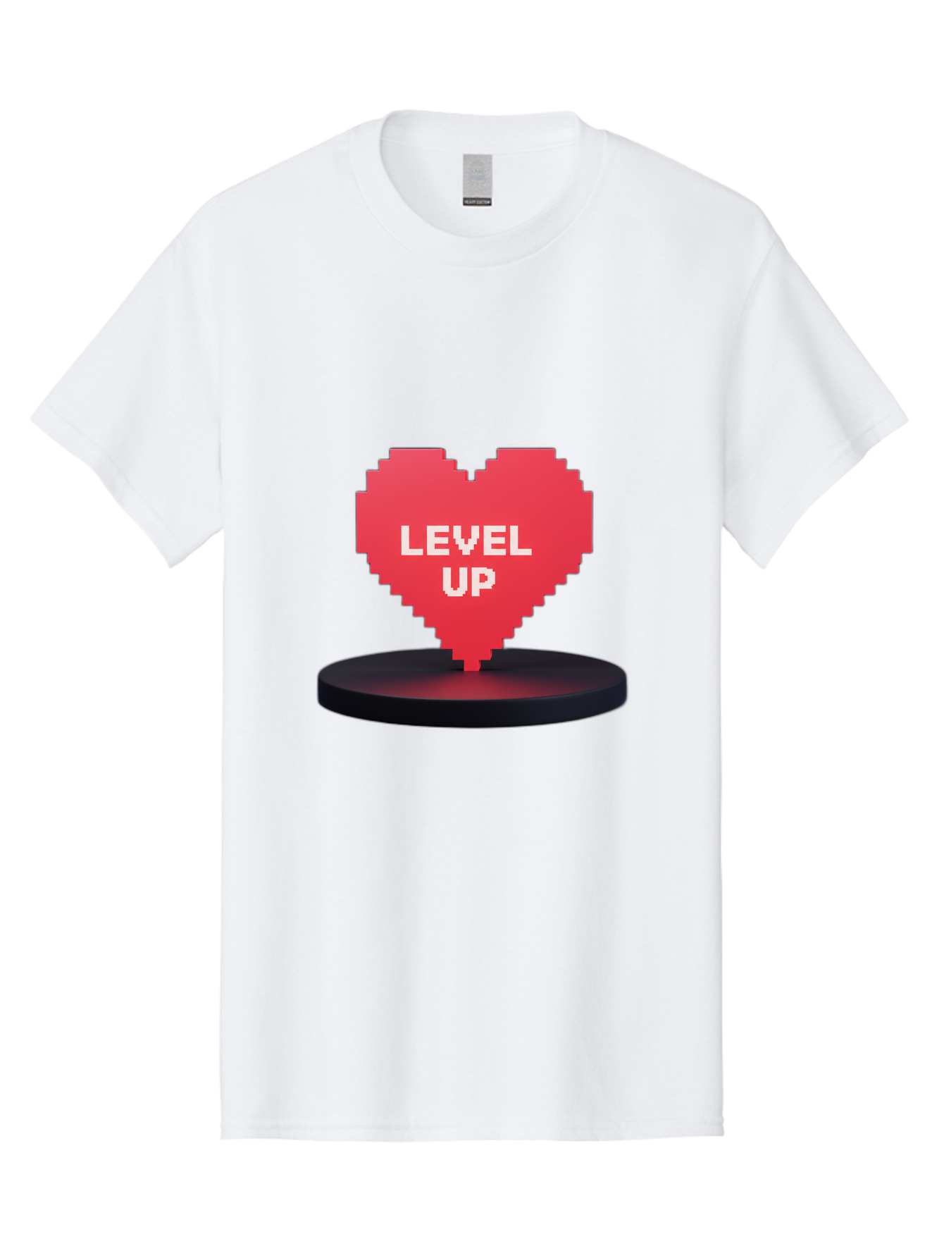 Level-Up-Heart Men'S Graphic Tee, 100% Cotton, Comfortable Casual Summer Wear, Machine Washable, Vintage Camera, Old Camera, Antique Camera, Black Camera, Classic Photography, Photography Equipment, Nostalgic Device, Film Camera, Camera Art Bak817