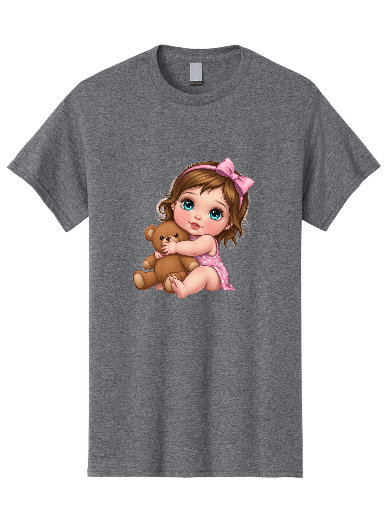 Little-Girl-Hugging-Teddy-Bear Men'S Graphic Tee, 100% Cotton, Comfortable Casual Summer Wear, Machine Washable, Vintage Camera, Old Camera, Antique Camera, Black Camera, Classic Photography, Photography Equipment, Nostalgic Device, Bak821