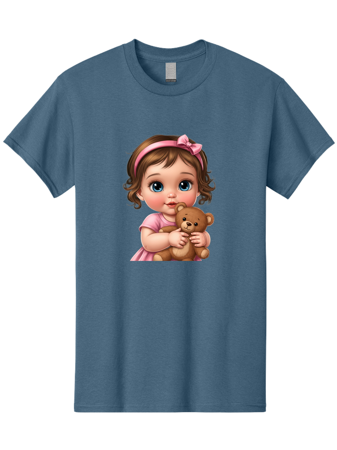 Little-Girl-With-Teddy-Bear Men'S Graphic Tee, 100% Cotton, Comfortable Casual Summer Wear, Machine Washable, Vintage Camera, Old Camera, Antique Camera, Black Camera, Classic Photography, Photography Equipment, Nostalgic Device, Film Camera, Bak826
