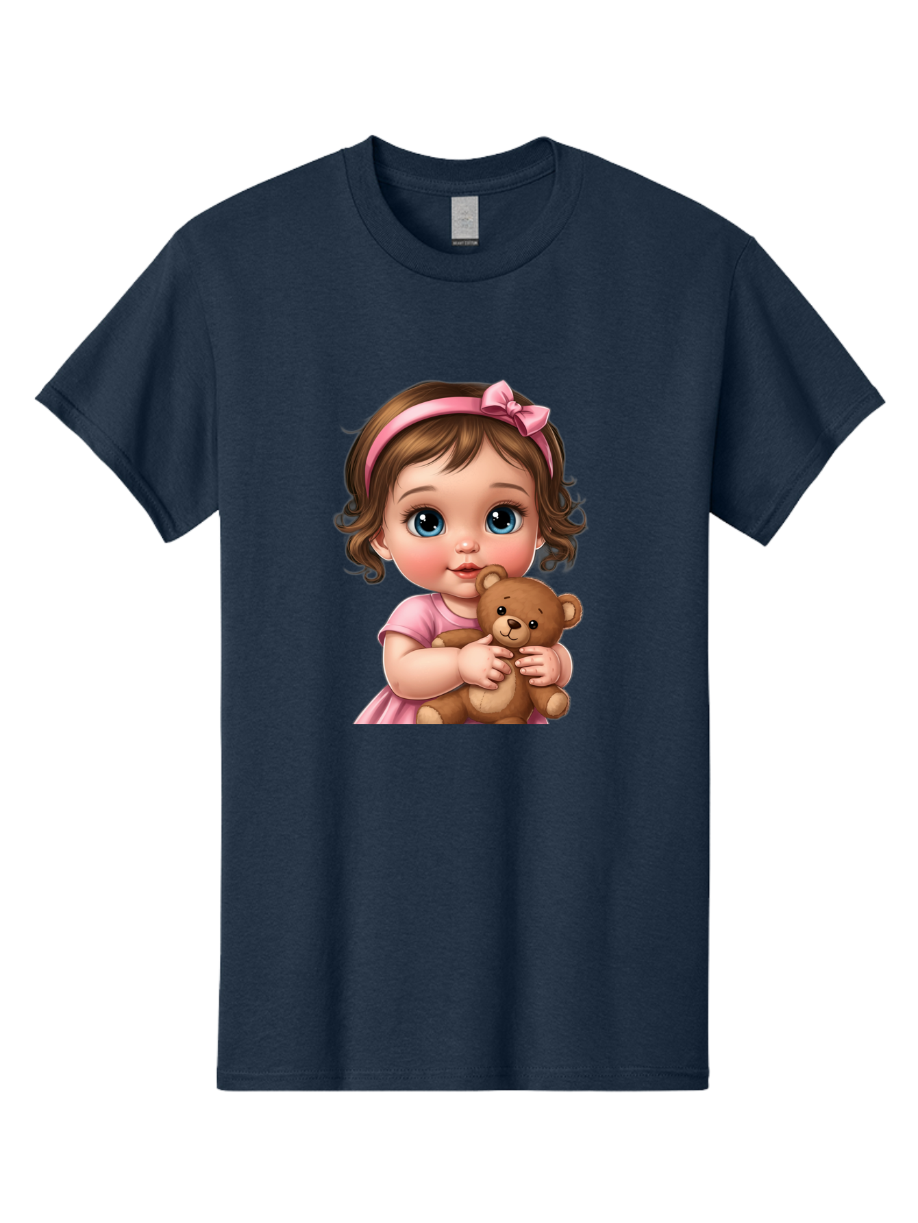 Little-Girl-With-Teddy-Bear Men'S Graphic Tee, 100% Cotton, Comfortable Casual Summer Wear, Machine Washable, Vintage Camera, Old Camera, Antique Camera, Black Camera, Classic Photography, Photography Equipment, Nostalgic Device, Film Camera, Bak826
