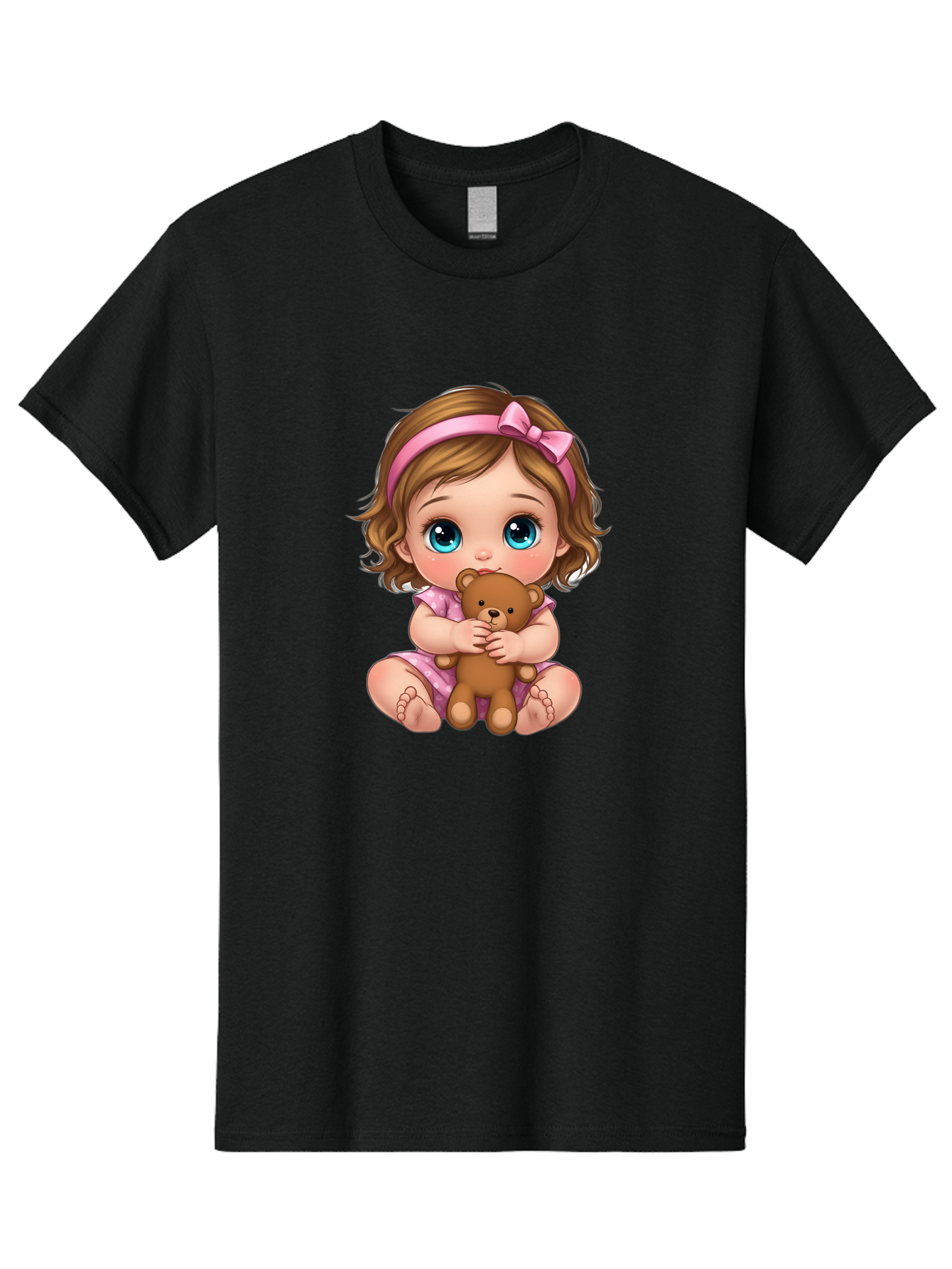 Little-Girl-With-Teddy Men'S Graphic Tee, 100% Cotton, Comfortable Casual Summer Wear, Machine Washable, Vintage Camera, Old Camera, Antique Camera, Black Camera, Classic Photography, Photography Equipment, Nostalgic Device, Film Camera, Bak827