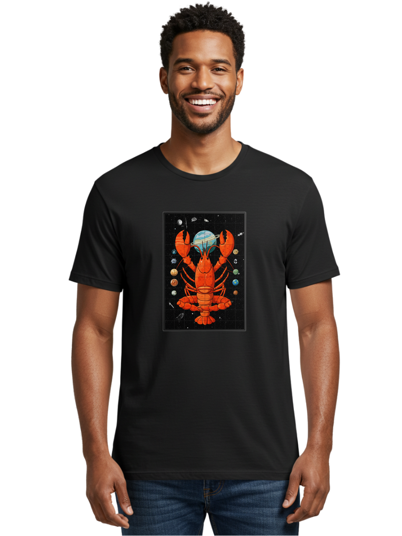 Lobster-Space Men'S Graphic Tee, 100% Cotton, Comfortable Casual Summer Wear, Machine Washable, Vintage Camera, Old Camera, Antique Camera, Black Camera, Classic Photography, Photography Equipment, Nostalgic Device, Film Camera, Camera Art Bak833