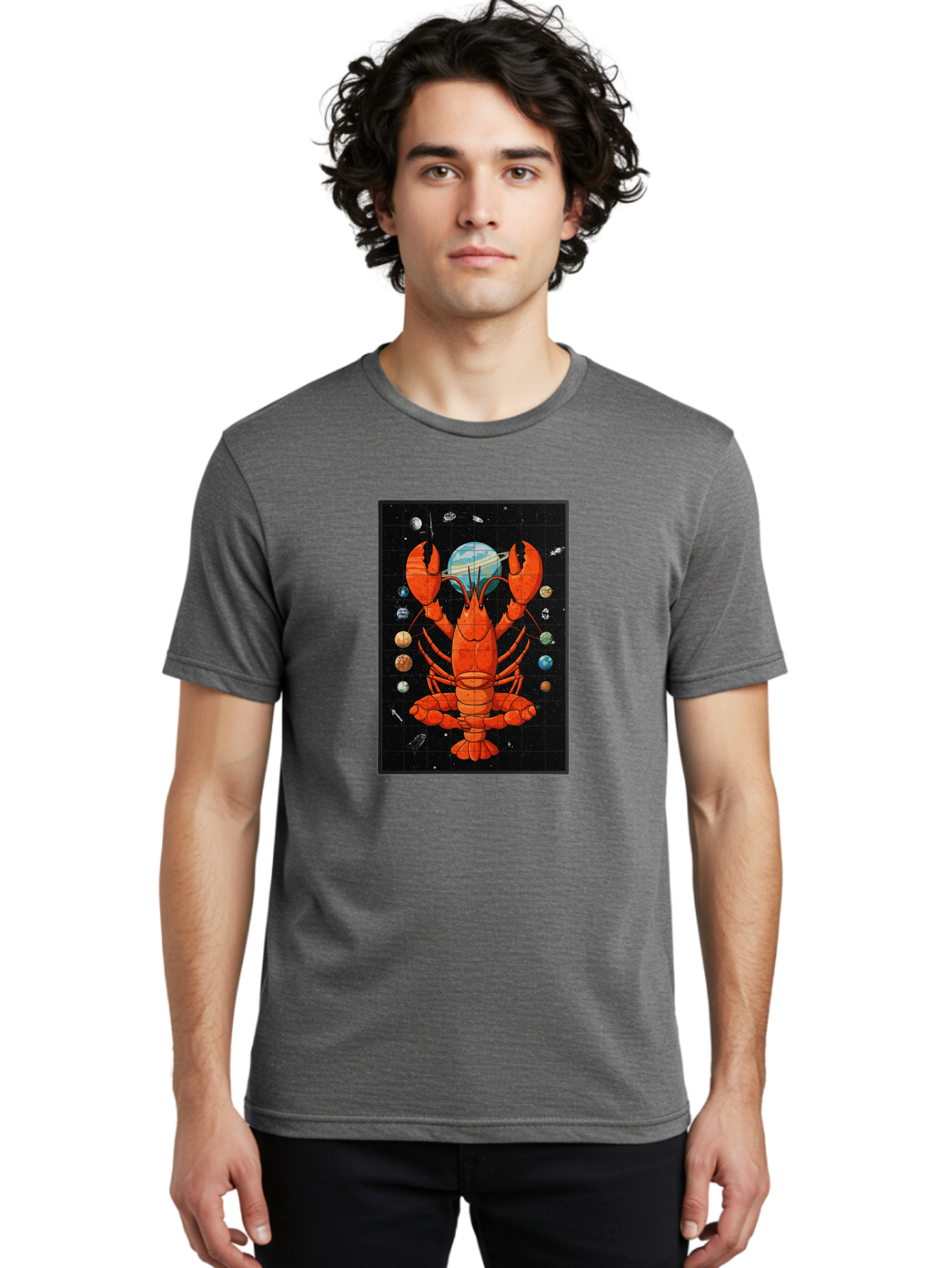 Lobster-Space Men'S Graphic Tee, 100% Cotton, Comfortable Casual Summer Wear, Machine Washable, Vintage Camera, Old Camera, Antique Camera, Black Camera, Classic Photography, Photography Equipment, Nostalgic Device, Film Camera, Camera Art Bak833