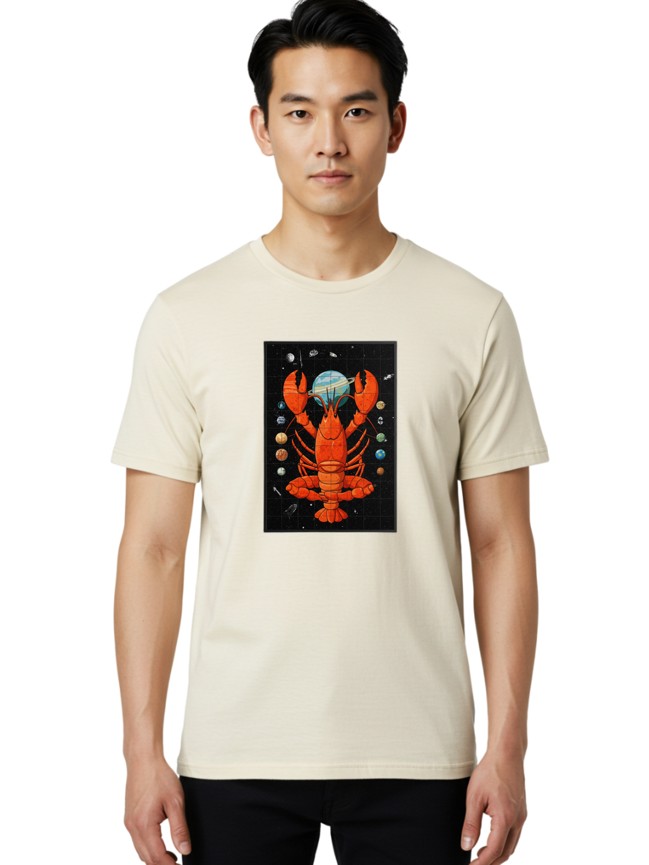 Lobster-Space Men'S Graphic Tee, 100% Cotton, Comfortable Casual Summer Wear, Machine Washable, Vintage Camera, Old Camera, Antique Camera, Black Camera, Classic Photography, Photography Equipment, Nostalgic Device, Film Camera, Camera Art Bak833