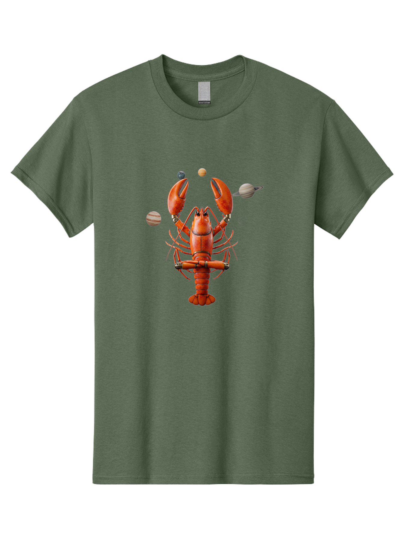Lobster-With-Planets Men'S Graphic Tee, 100% Cotton, Comfortable Casual Summer Wear, Machine Washable, Vintage Camera, Old Camera, Antique Camera, Black Camera, Classic Photography, Photography Equipment, Nostalgic Device, Film Camera, Bak834