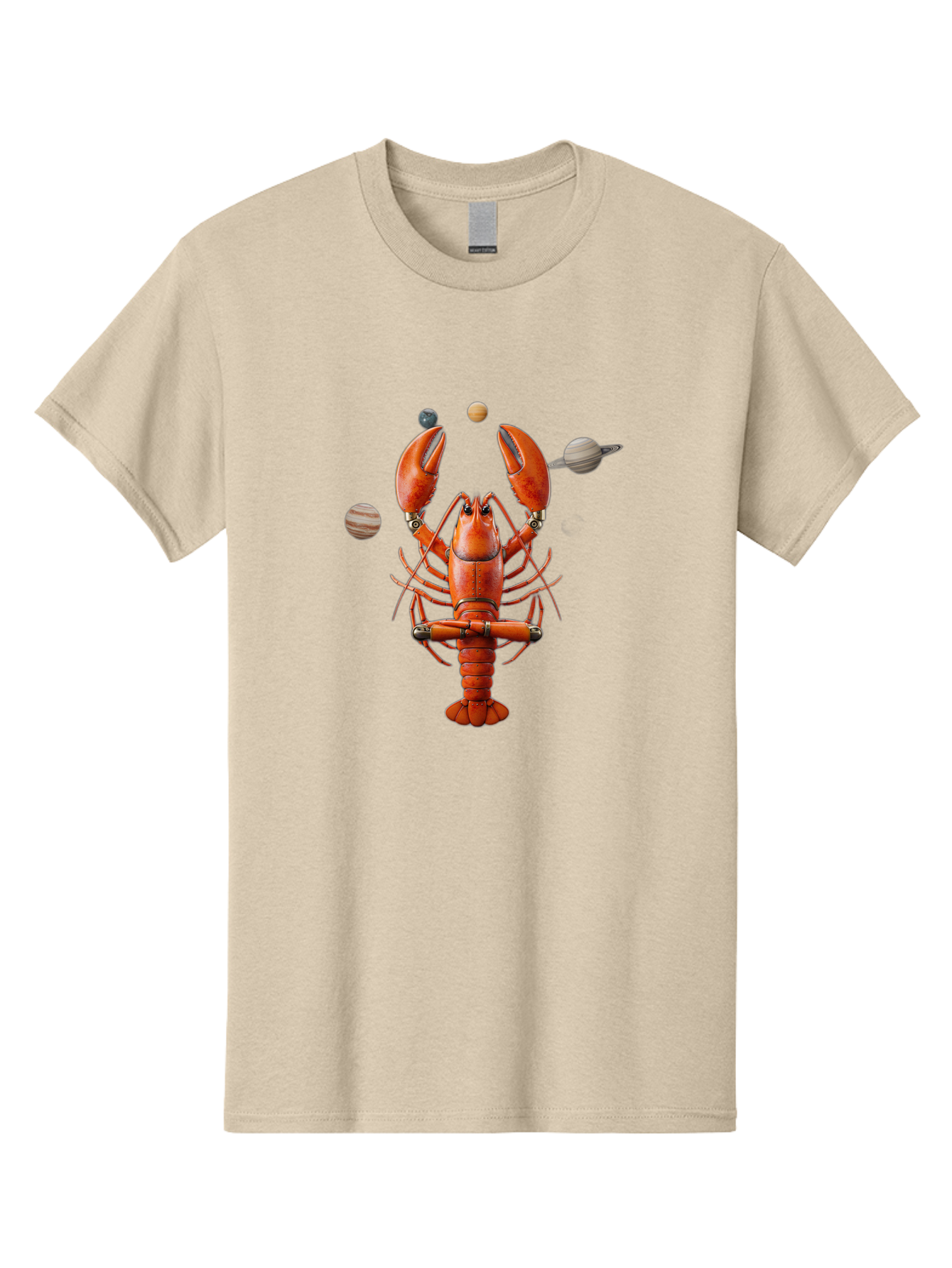 Lobster-With-Planets Men'S Graphic Tee, 100% Cotton, Comfortable Casual Summer Wear, Machine Washable, Vintage Camera, Old Camera, Antique Camera, Black Camera, Classic Photography, Photography Equipment, Nostalgic Device, Film Camera, Bak834