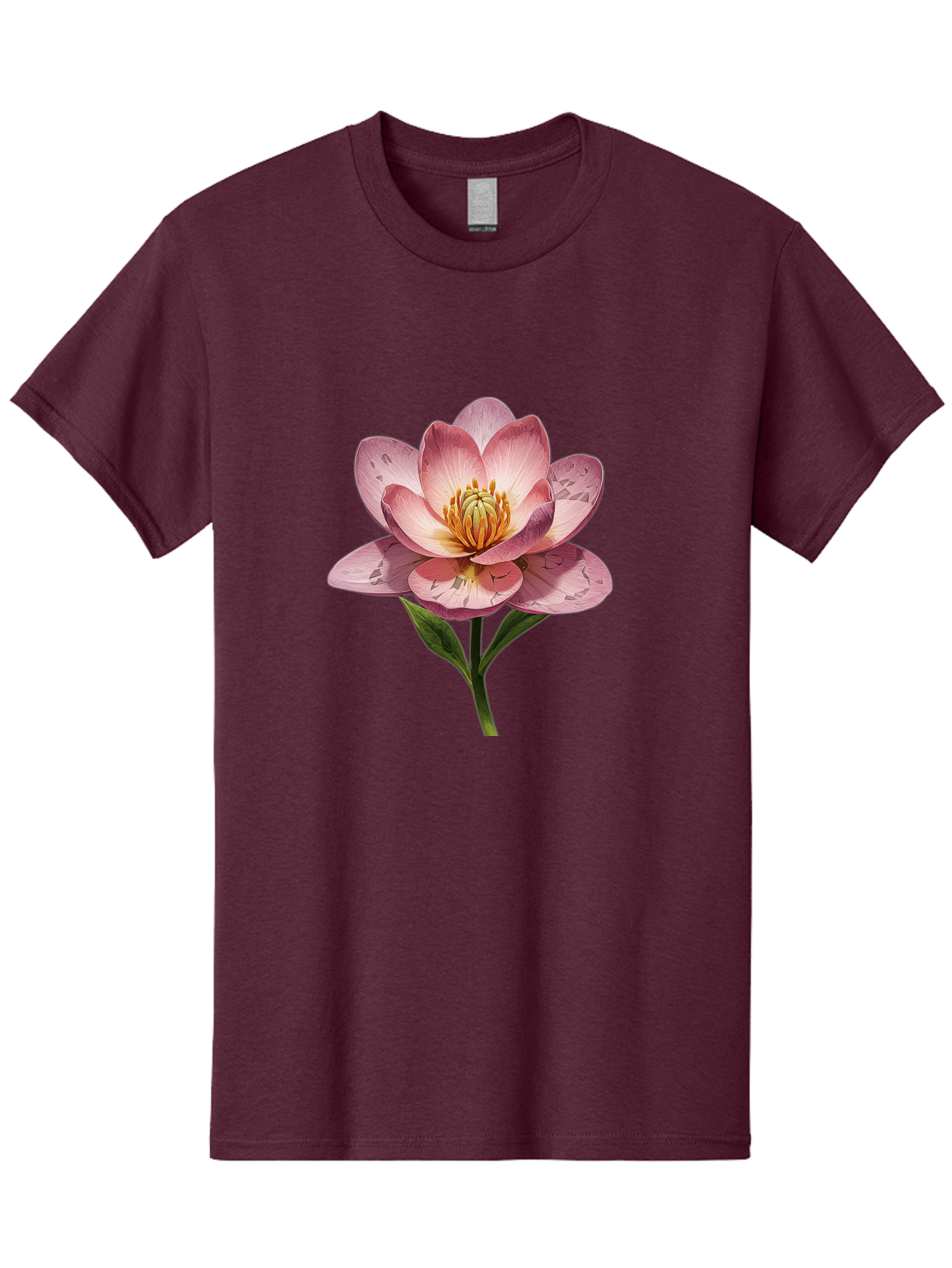 Lotus-Flower-2 Men'S Graphic Tee, 100% Cotton, Comfortable Casual Summer Wear, Machine Washable, Vintage Camera, Old Camera, Antique Camera, Black Camera, Classic Photography, Photography Equipment, Nostalgic Device, Film Camera, Camera Art Bak838