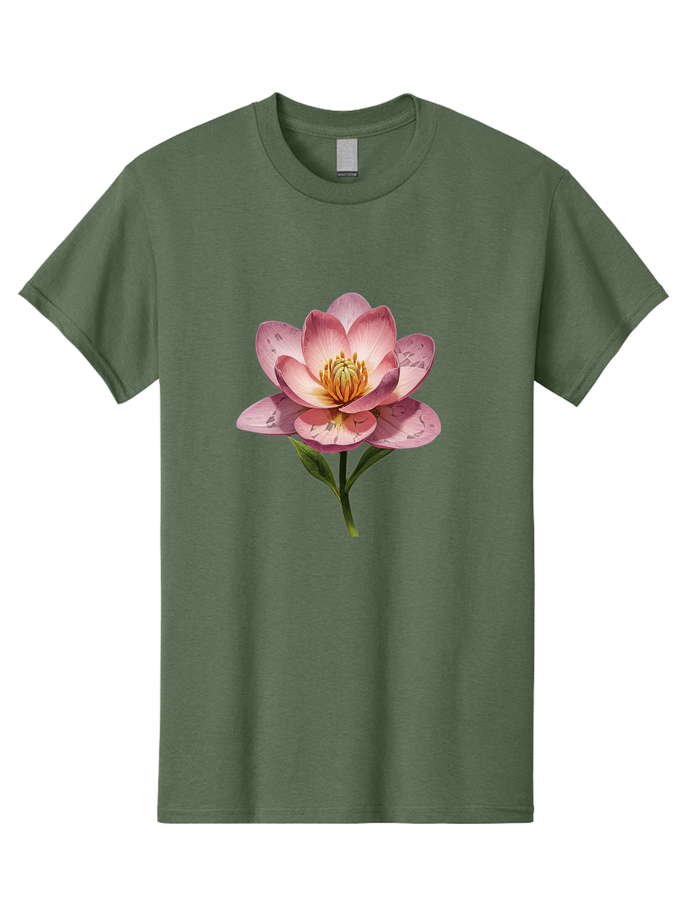 Lotus-Flower-2 Men'S Graphic Tee, 100% Cotton, Comfortable Casual Summer Wear, Machine Washable, Vintage Camera, Old Camera, Antique Camera, Black Camera, Classic Photography, Photography Equipment, Nostalgic Device, Film Camera, Camera Art Bak838