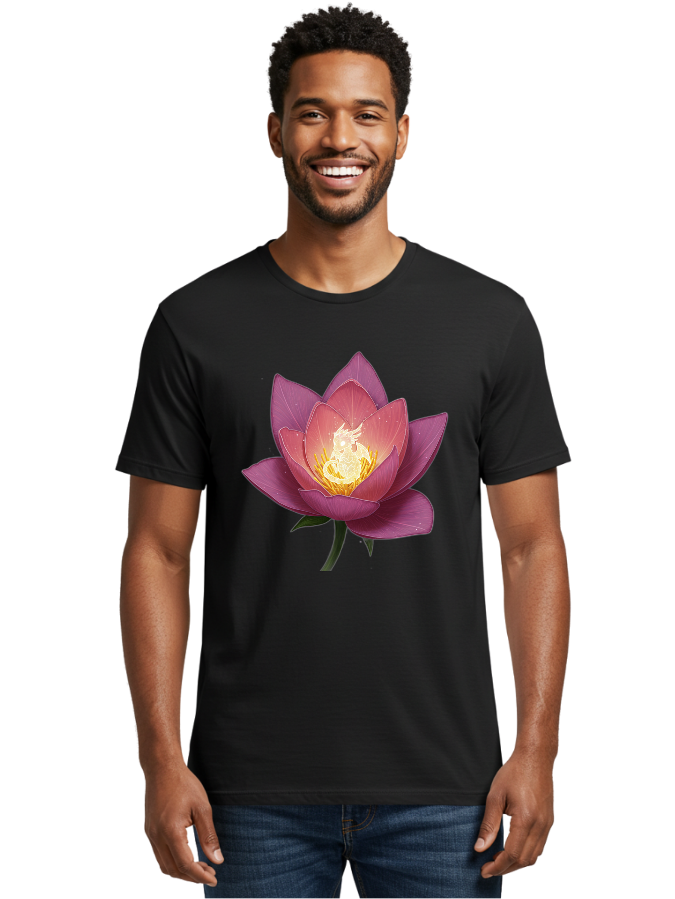 Lotus-Flower Men'S Graphic Tee, 100% Cotton, Comfortable Casual Summer Wear, Machine Washable, Vintage Camera, Old Camera, Antique Camera, Black Camera, Classic Photography, Photography Equipment, Nostalgic Device, Film Camera, Camera Art Bak841