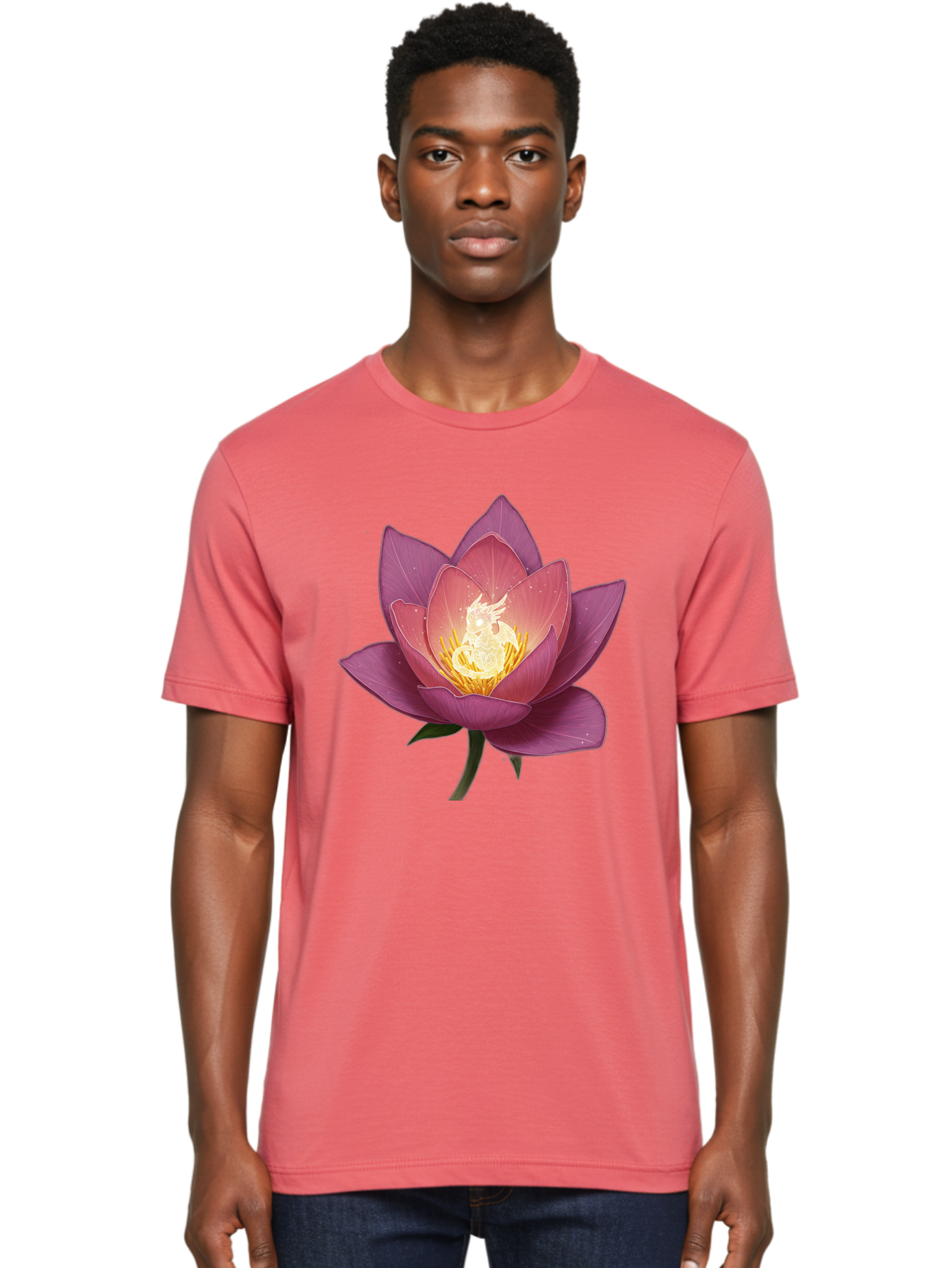 Lotus-Flower Men'S Graphic Tee, 100% Cotton, Comfortable Casual Summer Wear, Machine Washable, Vintage Camera, Old Camera, Antique Camera, Black Camera, Classic Photography, Photography Equipment, Nostalgic Device, Film Camera, Camera Art Bak841