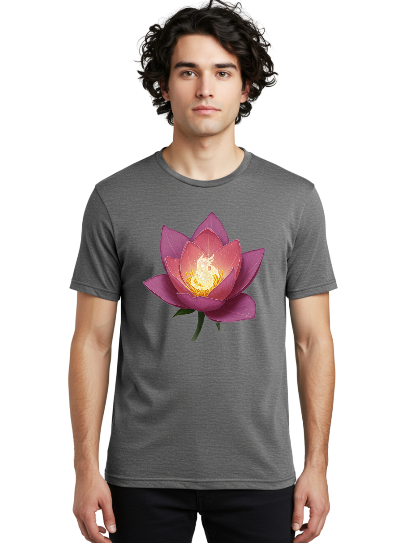 Lotus-Flower Men'S Graphic Tee, 100% Cotton, Comfortable Casual Summer Wear, Machine Washable, Vintage Camera, Old Camera, Antique Camera, Black Camera, Classic Photography, Photography Equipment, Nostalgic Device, Film Camera, Camera Art Bak841