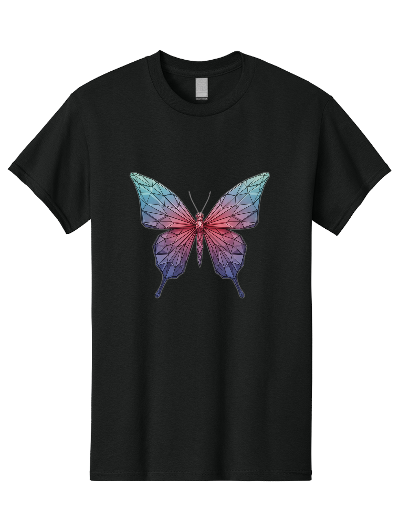 Low-Poly-Butterfly Men'S Graphic Tee, 100% Cotton, Comfortable Casual Summer Wear, Machine Washable, Vintage Camera, Old Camera, Antique Camera, Black Camera, Classic Photography, Photography Equipment, Nostalgic Device, Film Camera, Bak846