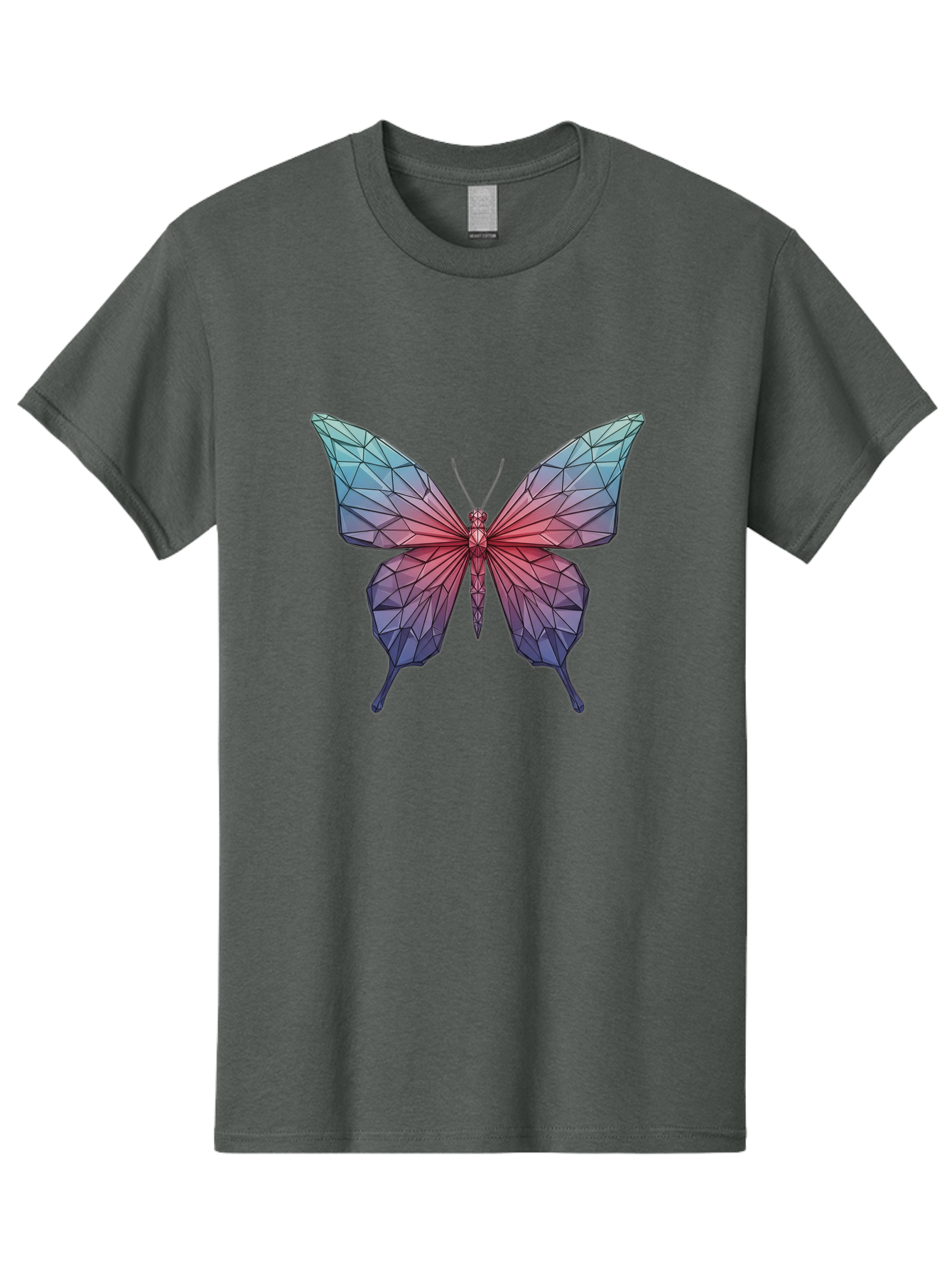 Low-Poly-Butterfly Men'S Graphic Tee, 100% Cotton, Comfortable Casual Summer Wear, Machine Washable, Vintage Camera, Old Camera, Antique Camera, Black Camera, Classic Photography, Photography Equipment, Nostalgic Device, Film Camera, Bak846