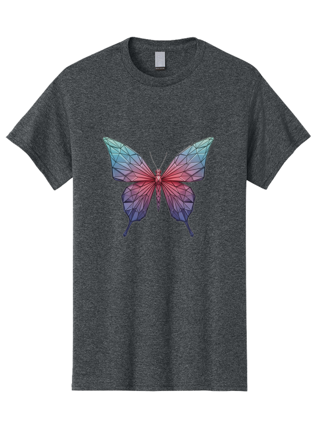 Low-Poly-Butterfly Men'S Graphic Tee, 100% Cotton, Comfortable Casual Summer Wear, Machine Washable, Vintage Camera, Old Camera, Antique Camera, Black Camera, Classic Photography, Photography Equipment, Nostalgic Device, Film Camera, Bak846