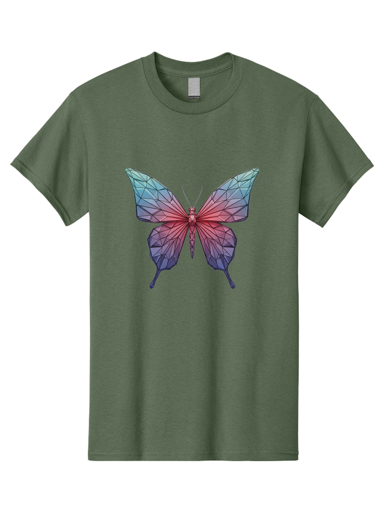 Low-Poly-Butterfly Men'S Graphic Tee, 100% Cotton, Comfortable Casual Summer Wear, Machine Washable, Vintage Camera, Old Camera, Antique Camera, Black Camera, Classic Photography, Photography Equipment, Nostalgic Device, Film Camera, Bak846