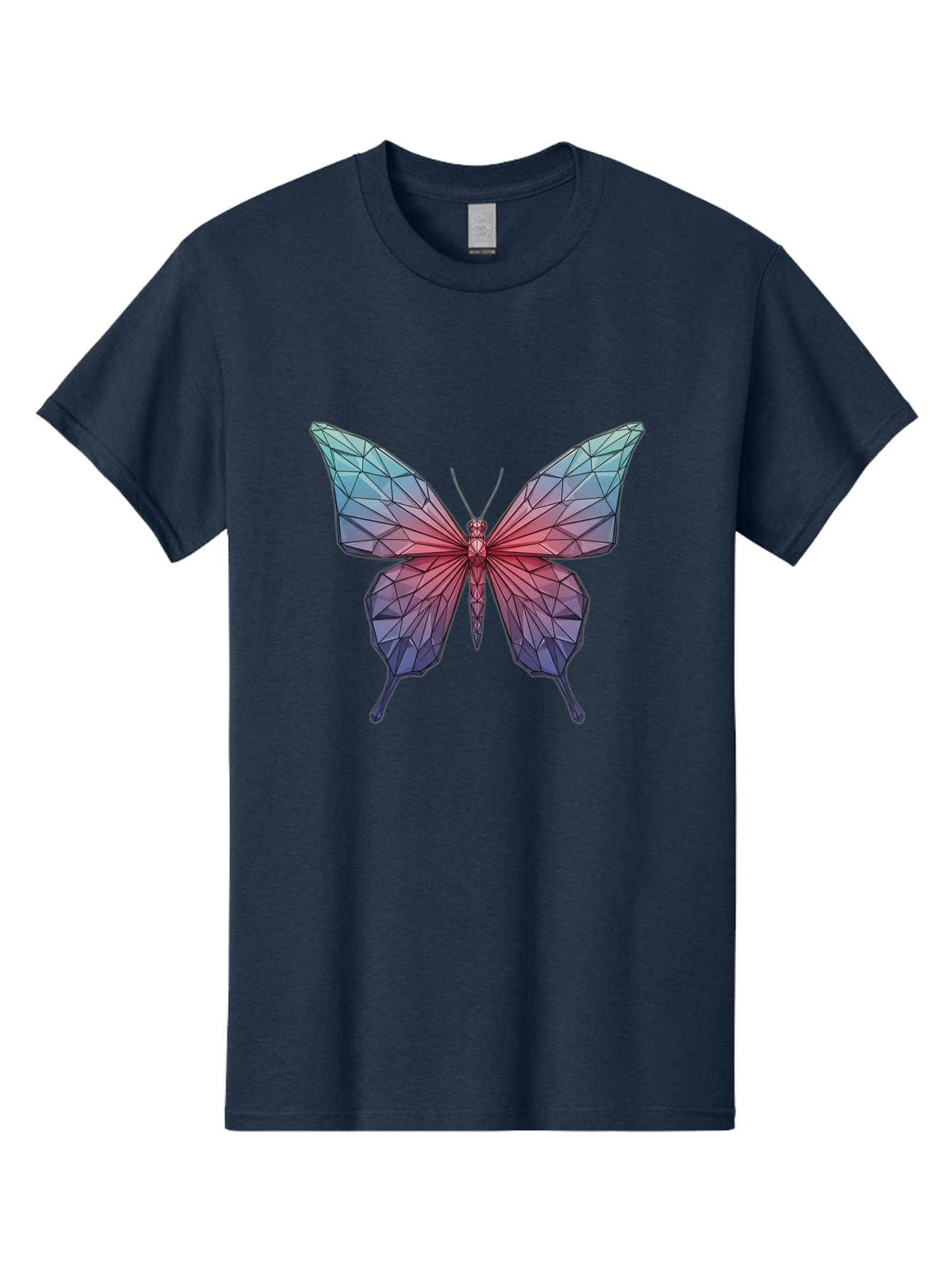 Low-Poly-Butterfly Men'S Graphic Tee, 100% Cotton, Comfortable Casual Summer Wear, Machine Washable, Vintage Camera, Old Camera, Antique Camera, Black Camera, Classic Photography, Photography Equipment, Nostalgic Device, Film Camera, Bak846