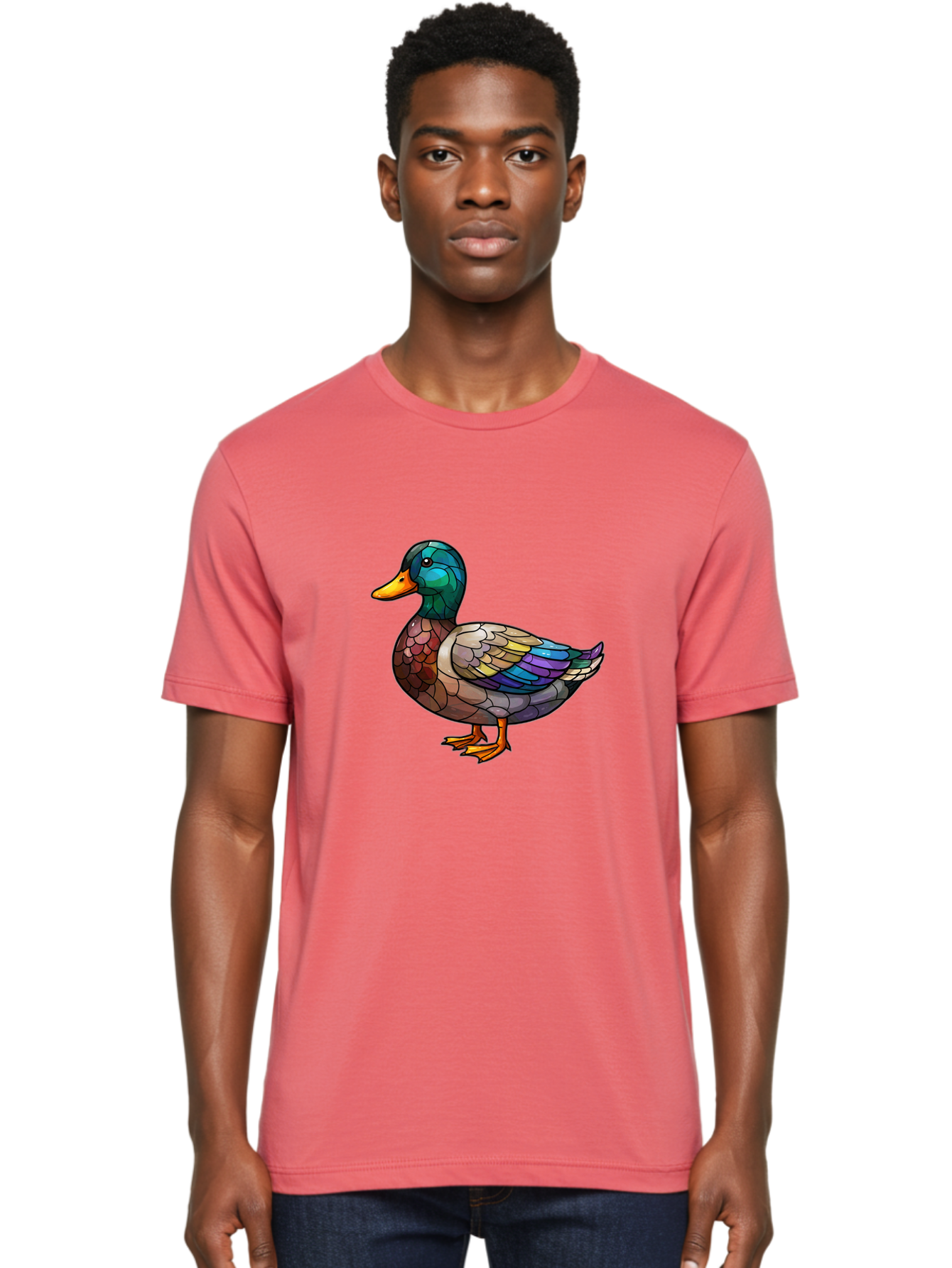 Mallard-Duck Men'S Graphic Tee, 100% Cotton, Comfortable Casual Summer Wear, Machine Washable, Vintage Camera, Old Camera, Antique Camera, Black Camera, Classic Photography, Photography Equipment, Nostalgic Device, Film Camera, Camera Art Bak851